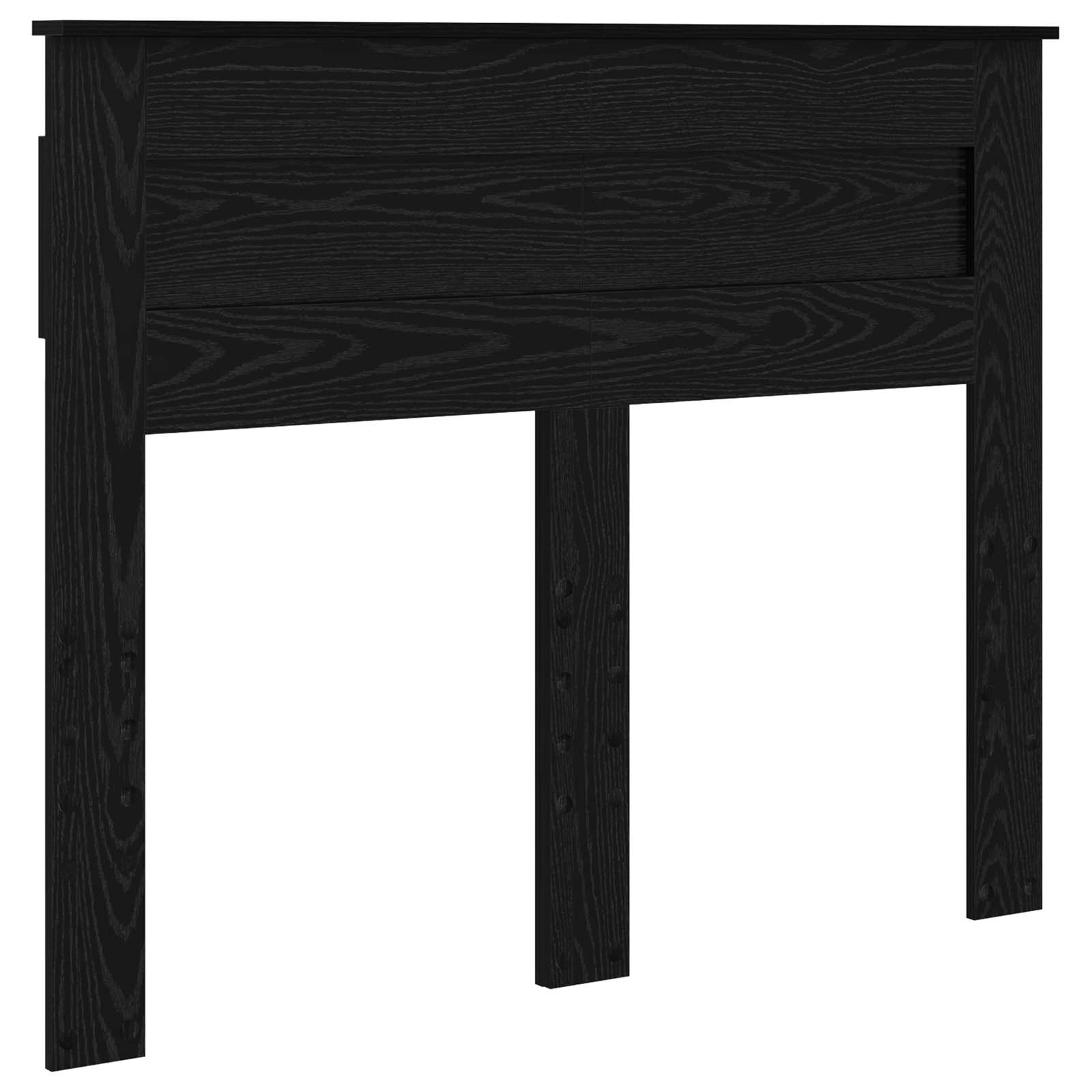 Cadre de lit Chêne noir 135 x 190 cm Bois d'ingénierie - XIOS