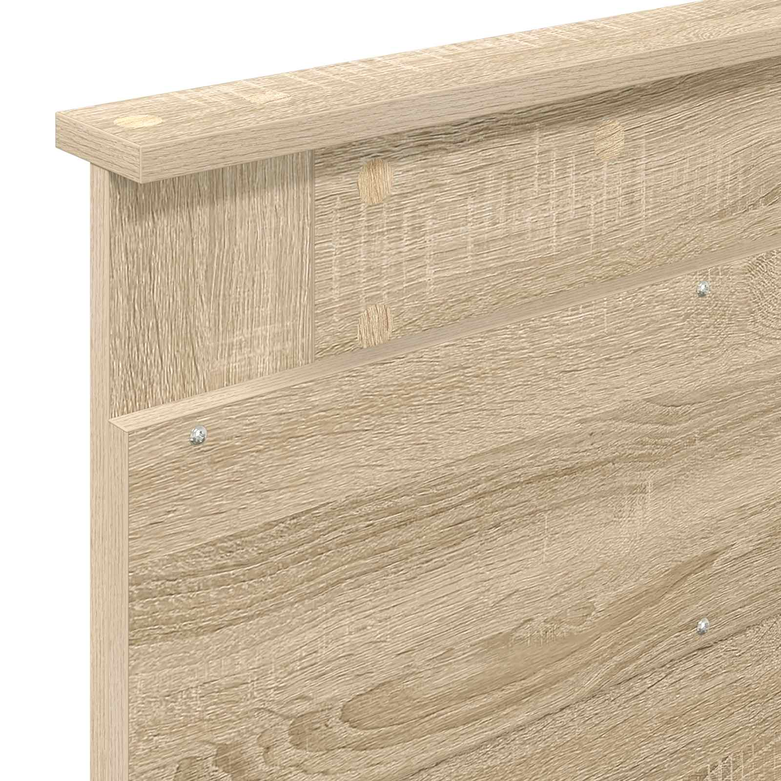 Cadre de lit Chêne Sonoma 100 x 200 cm Bois d'ingénierie - XIOS