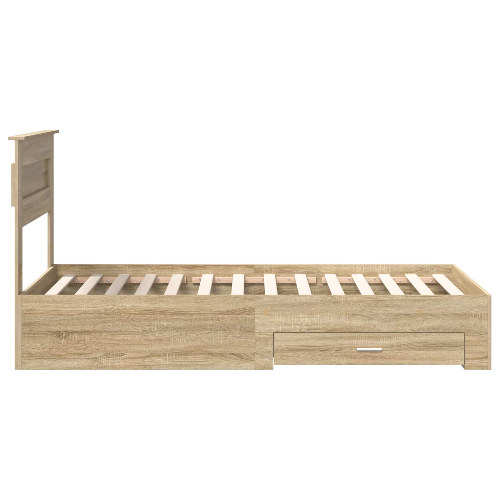 Cadre de lit Chêne Sonoma 100 x 200 cm Bois d'ingénierie - XIOS