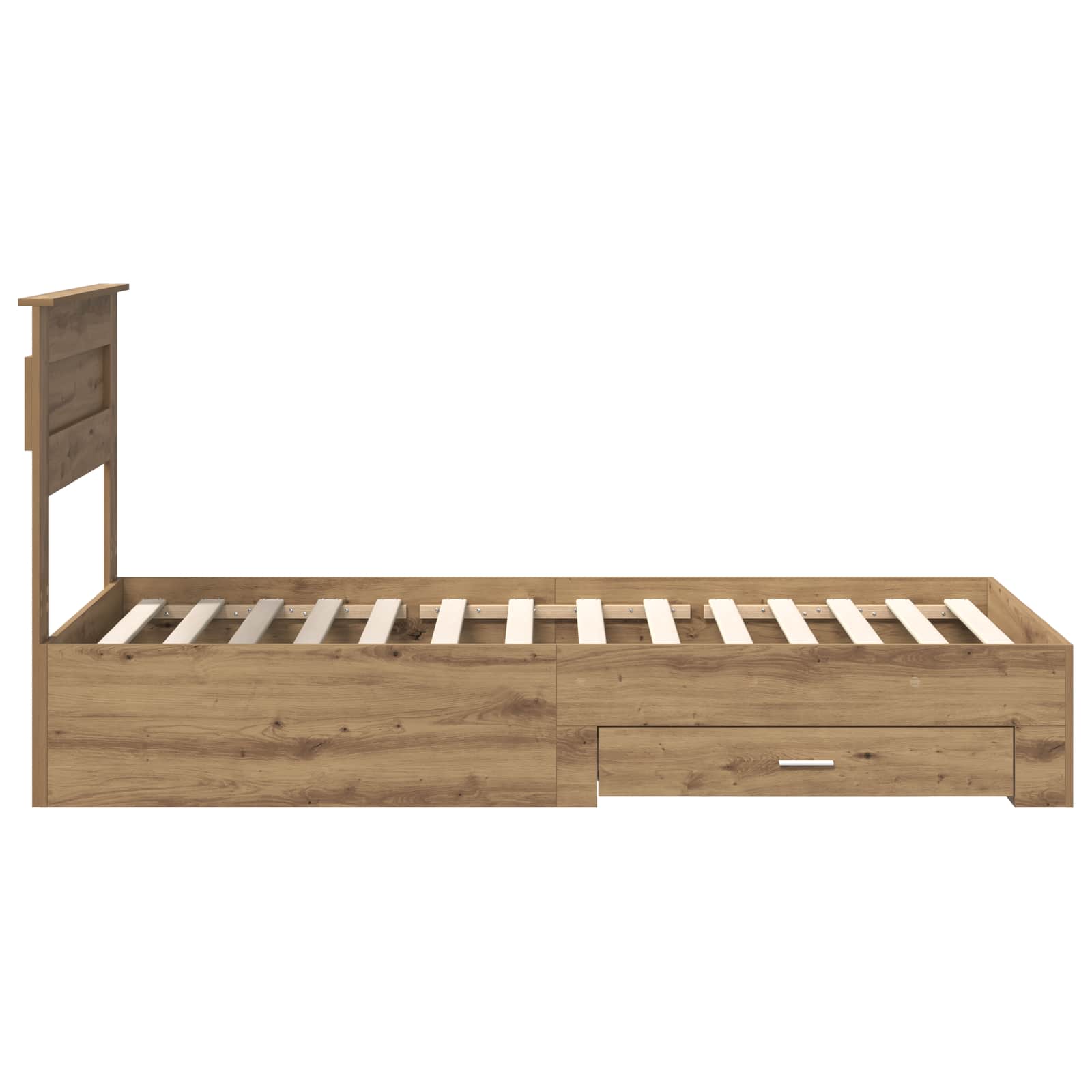 Cadre de lit avec tiroir avec tête de lit Bois d'ingénierie - XIOS