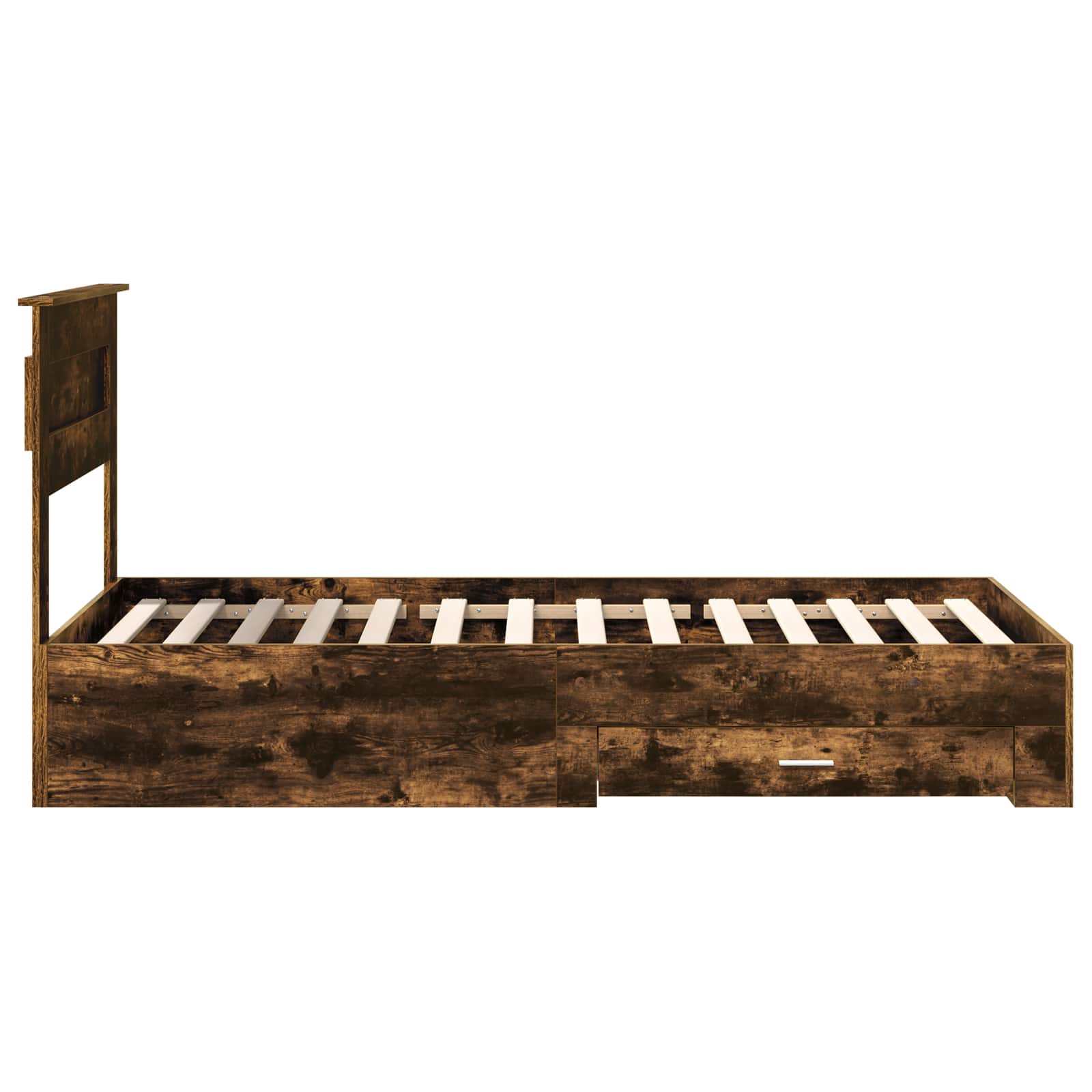 Cadre de lit Chêne fumé 90 x 190 cm Bois d'ingénierie - XIOS