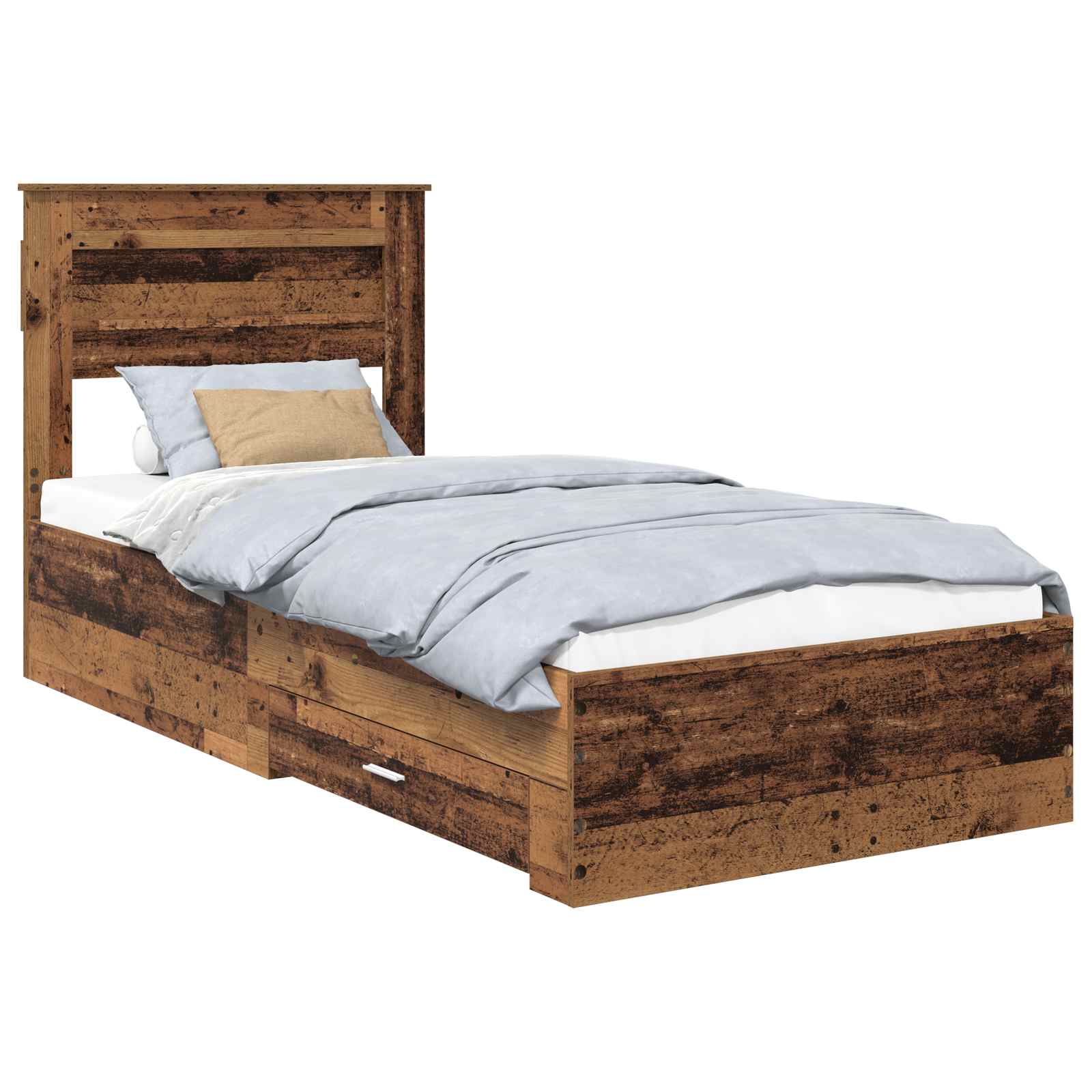 Cadre de lit Bois ancien 90 x 190 cm Bois d'ingénierie - XIOS