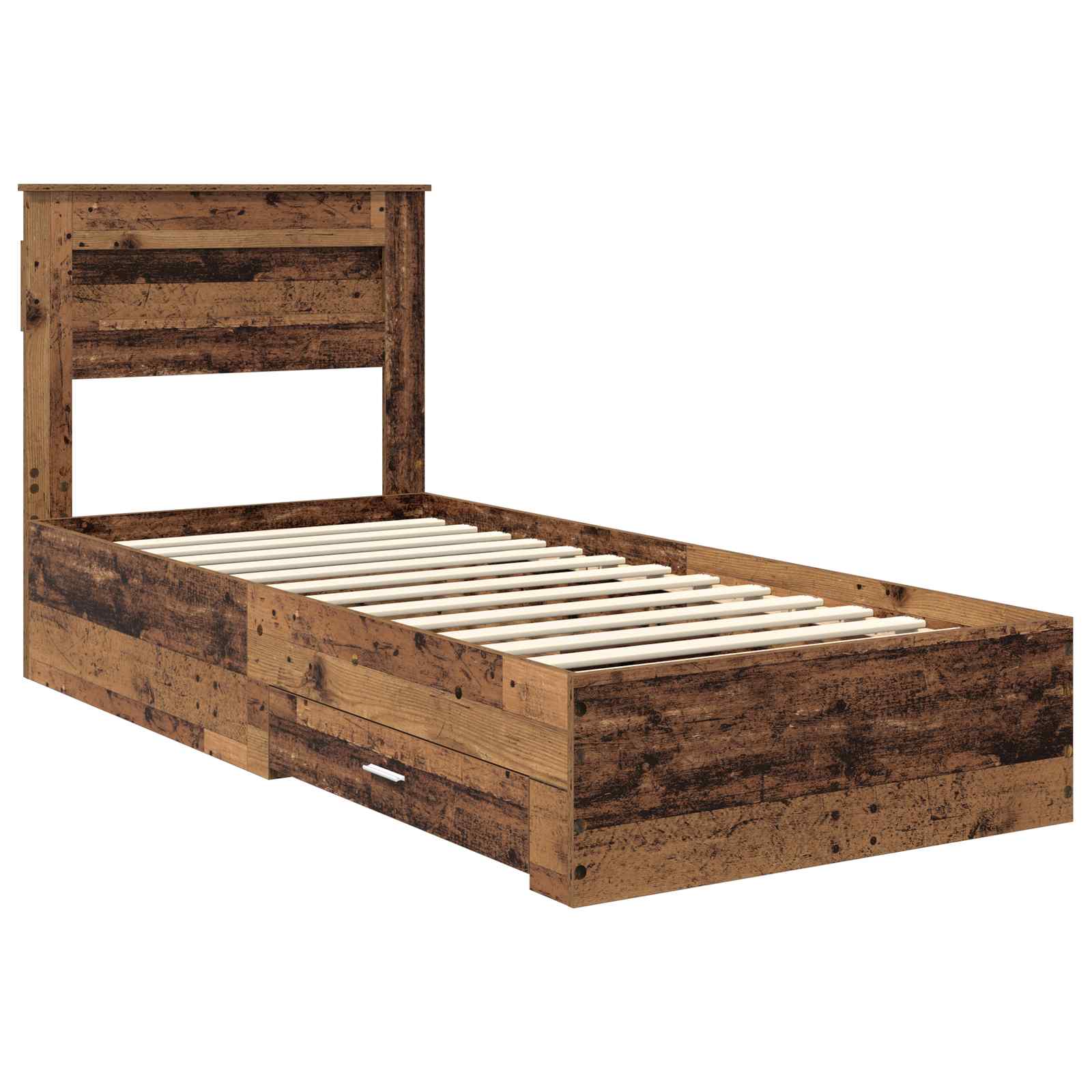 Cadre de lit Bois ancien 90 x 200 cm Bois d'ingénierie - XIOS