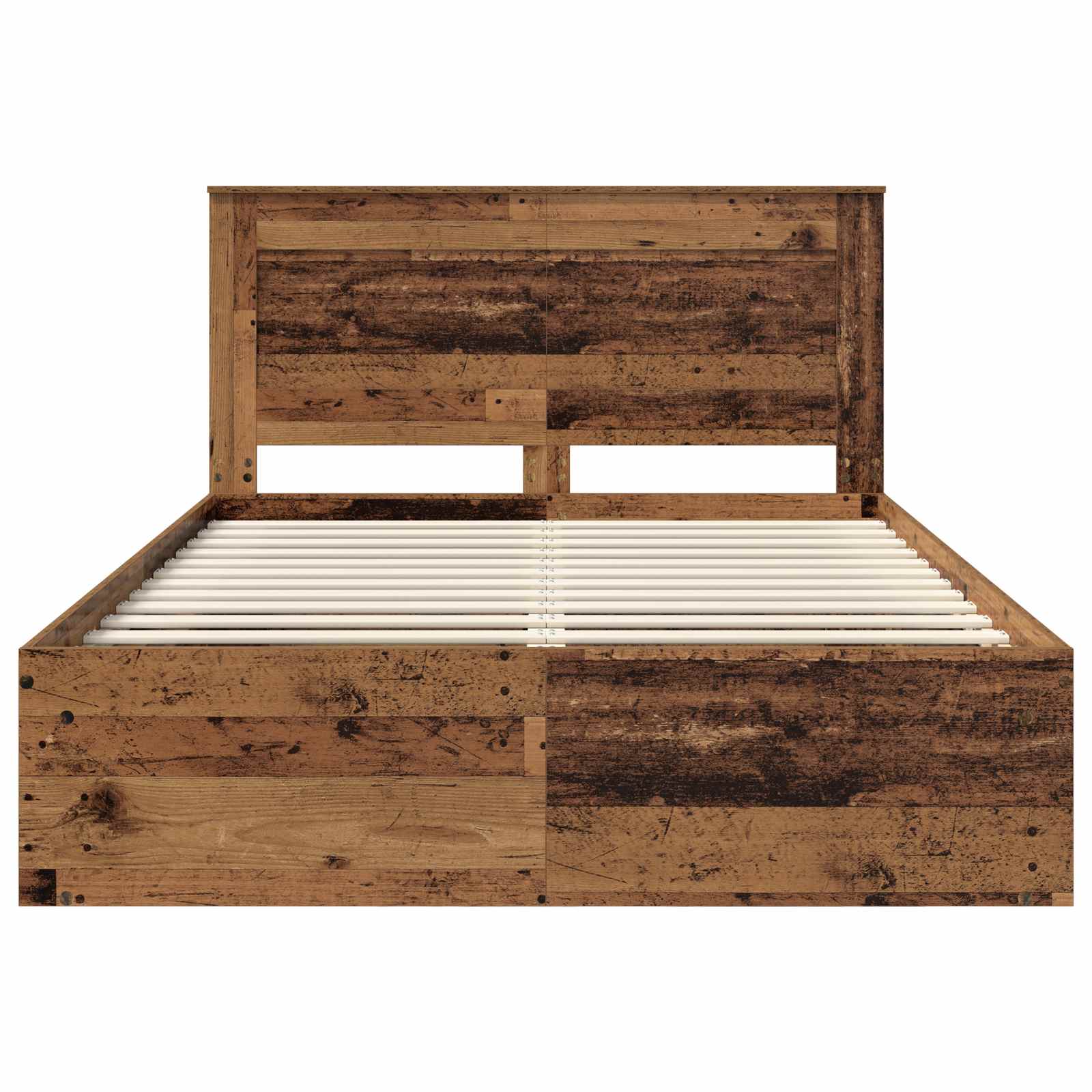 Cadre de lit Bois ancien 150 x 200 cm Pin massif - XIOS