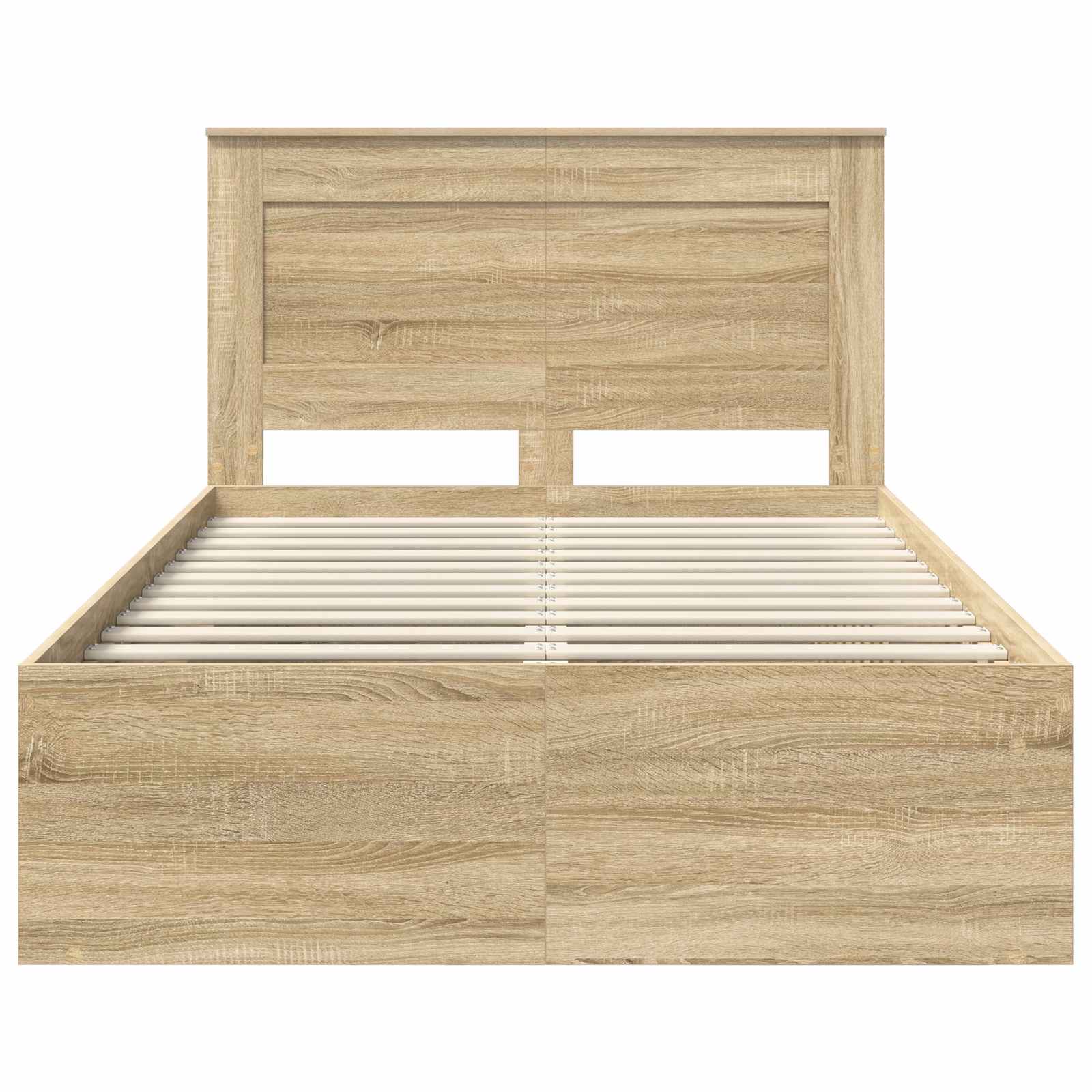 Cadre de lit avec tête de lit Sonoma 120 x 190 cm Pin massif - XIOS