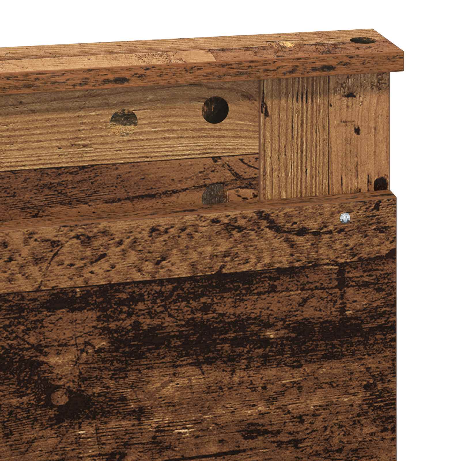Cadre de lit Bois ancien 120 x 190 cm Pin massif - XIOS
