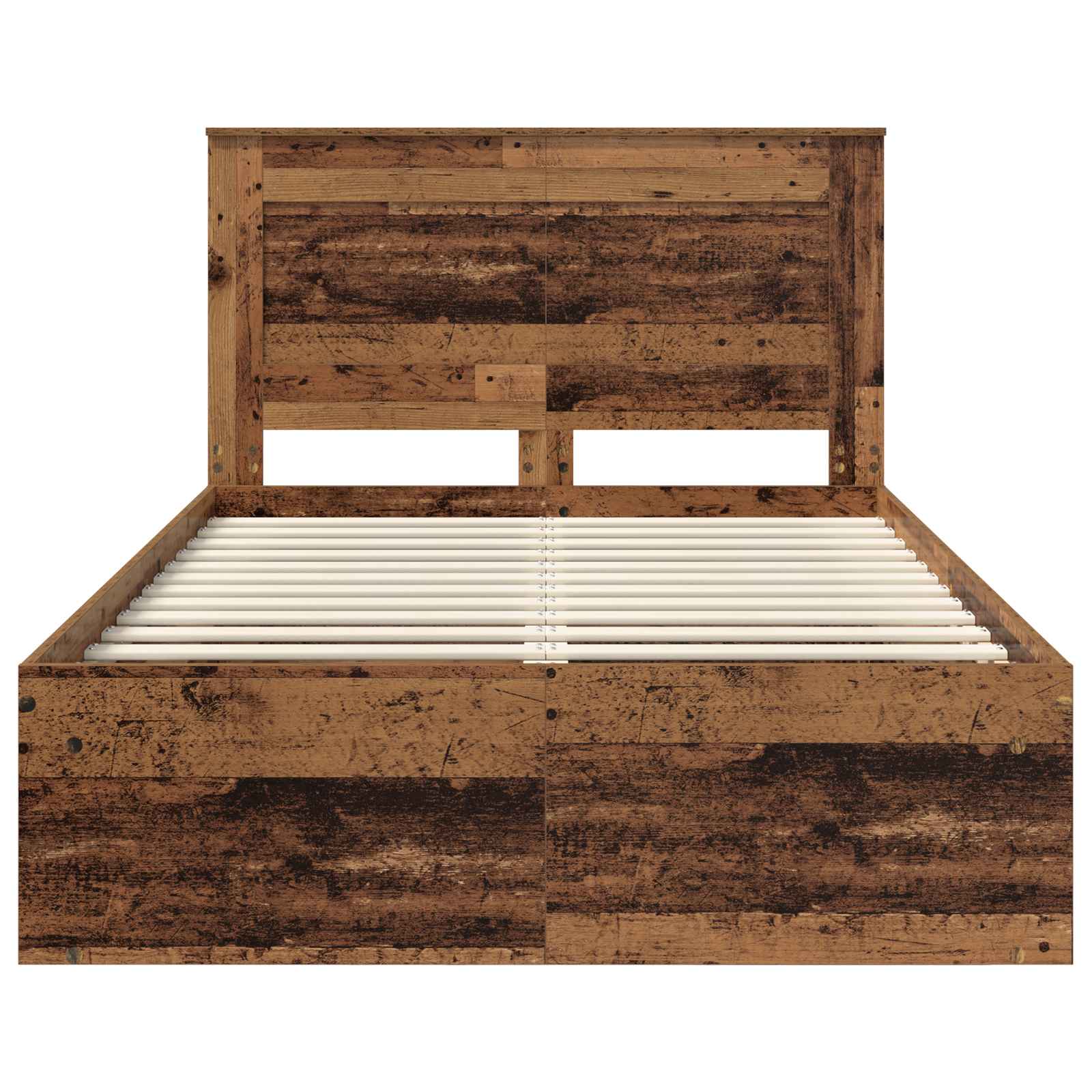 Cadre de lit Bois ancien 120 x 190 cm Pin massif - XIOS