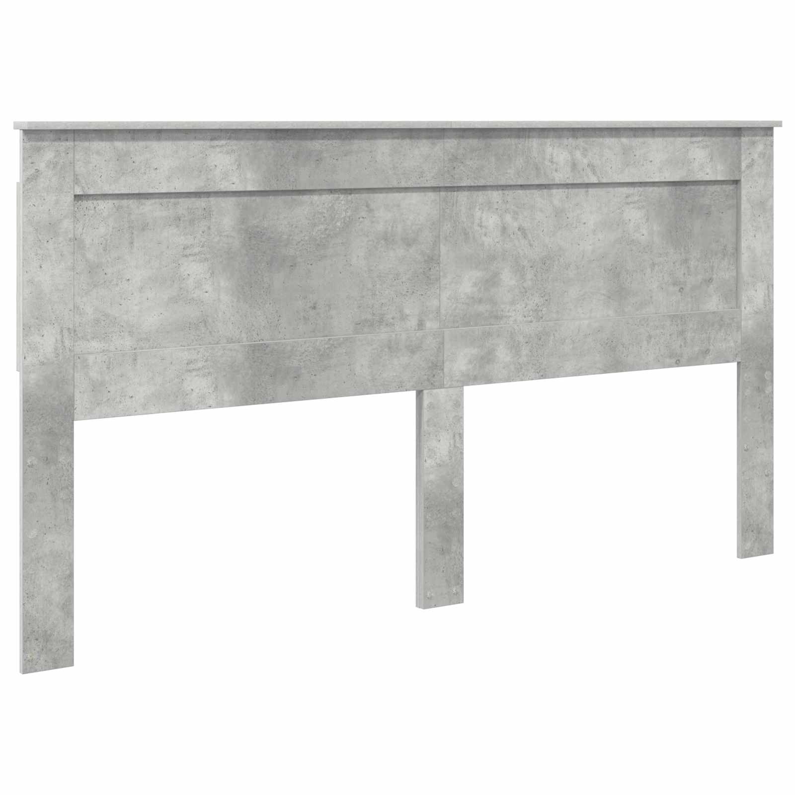 Cadre de lit Gris béton 200 x 200 cm Bois Ingénierie - XIOS