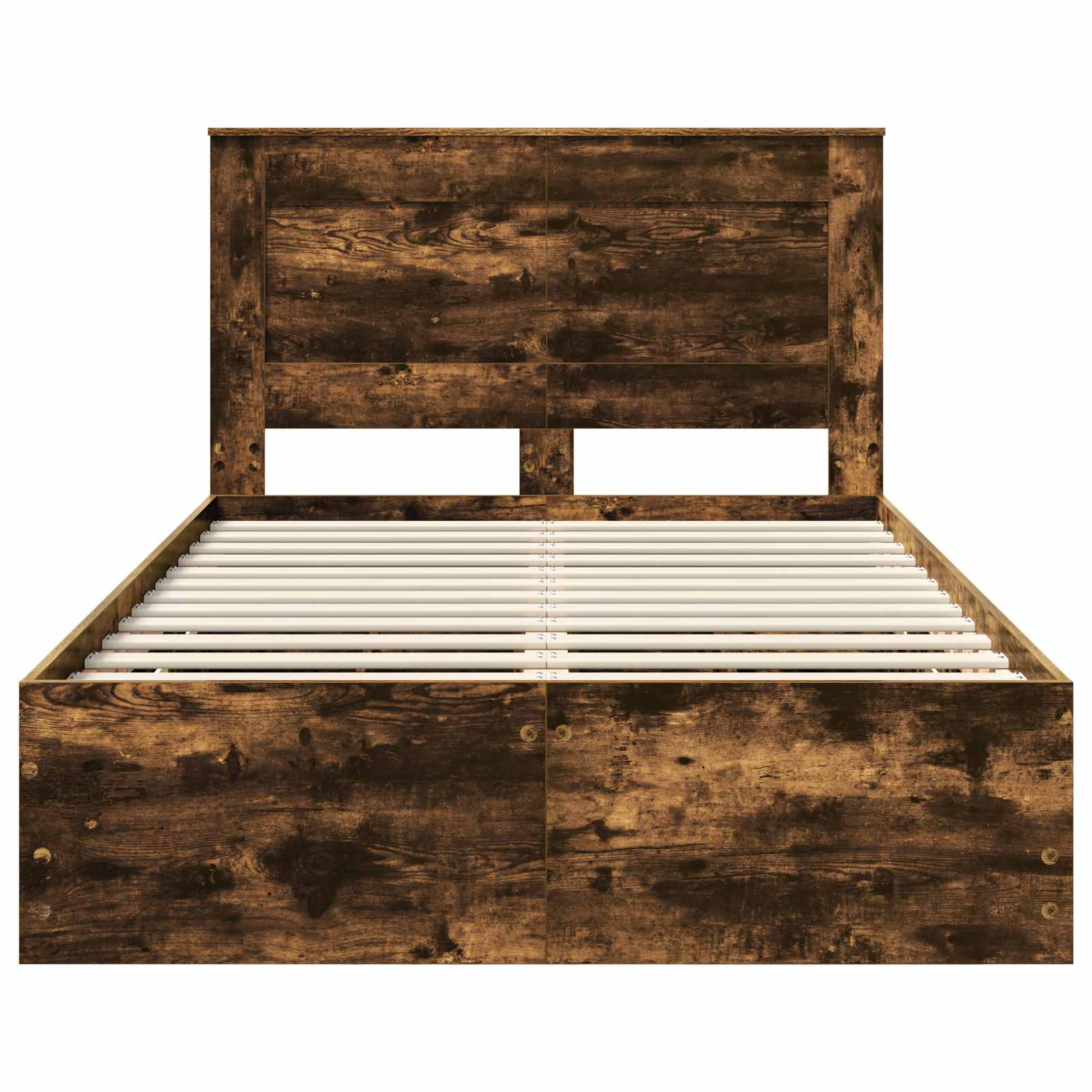 Cadre de lit Chêne fumé 120 x 190 cm Bois Ingénierie - XIOS