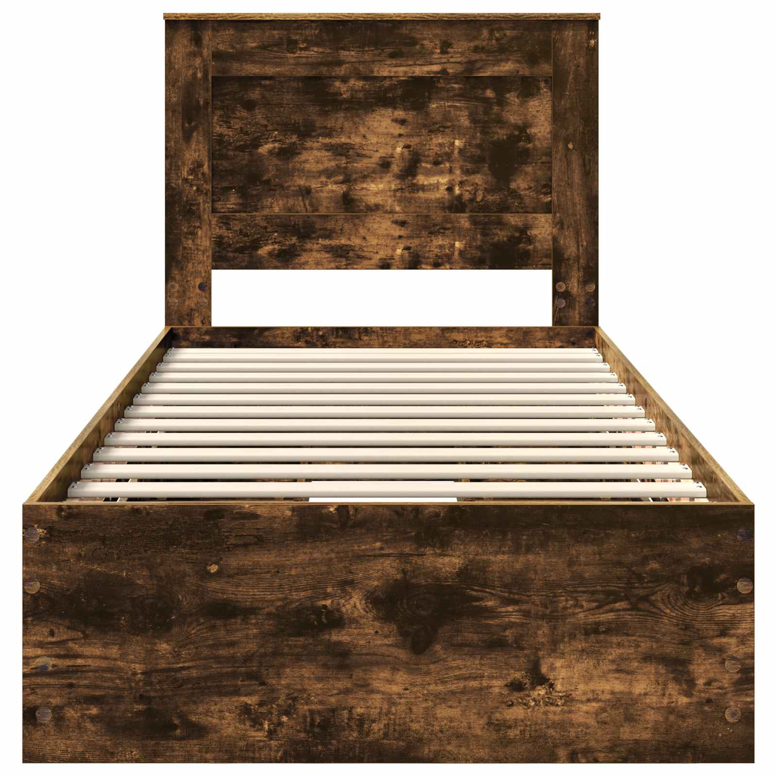 Cadre de lit Chêne fumé 100 x 200 cm Bois Ingénierie - XIOS