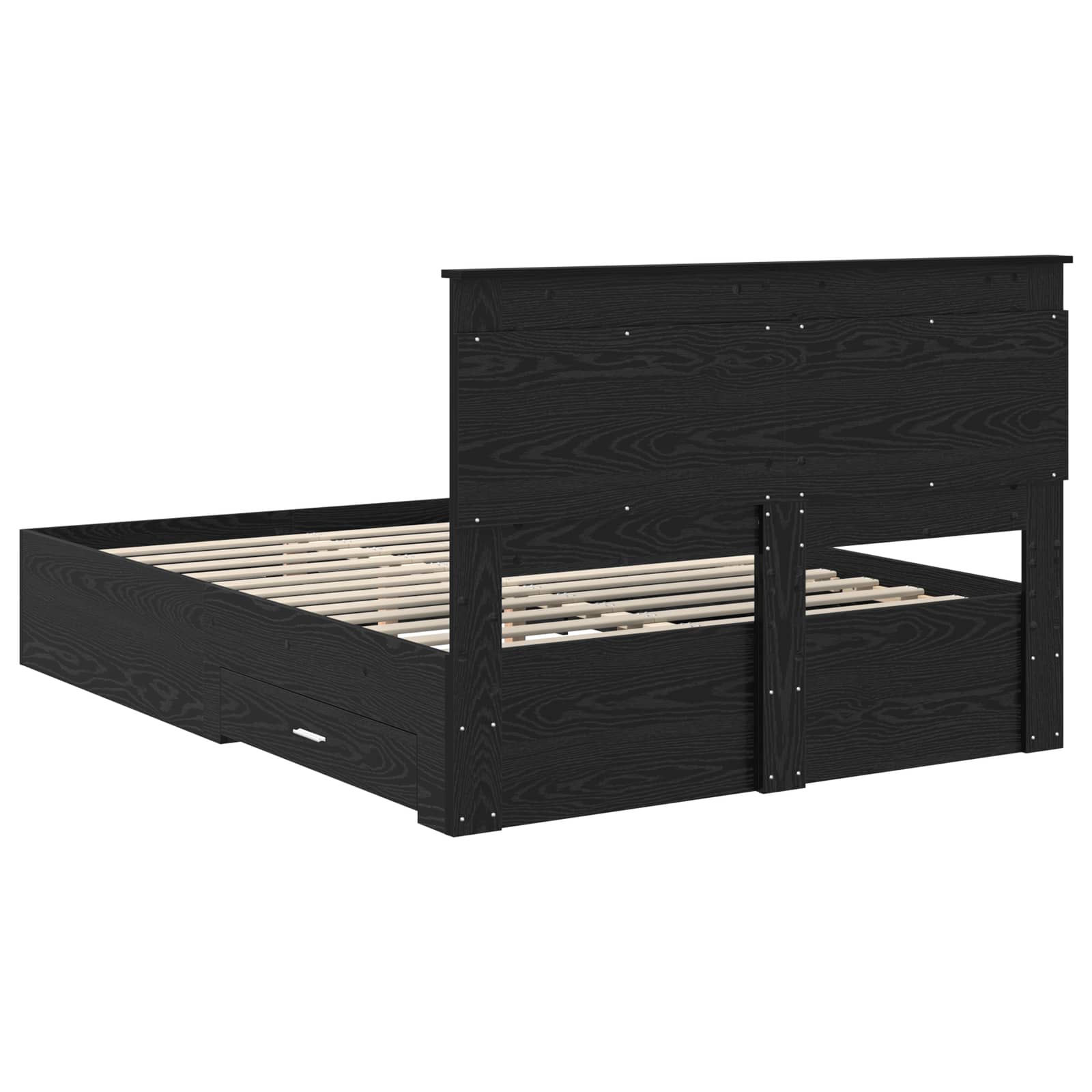 Cadre de lit avec tiroir avec tête de lit Bois d'ingénierie - XIOS