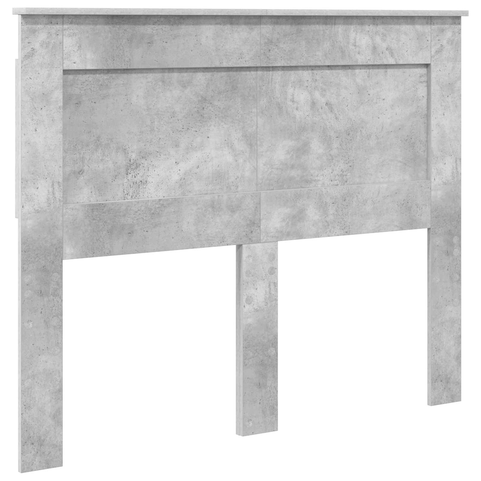 Cadre de lit Gris béton 120 x 190 cm Bois d'ingénierie - XIOS