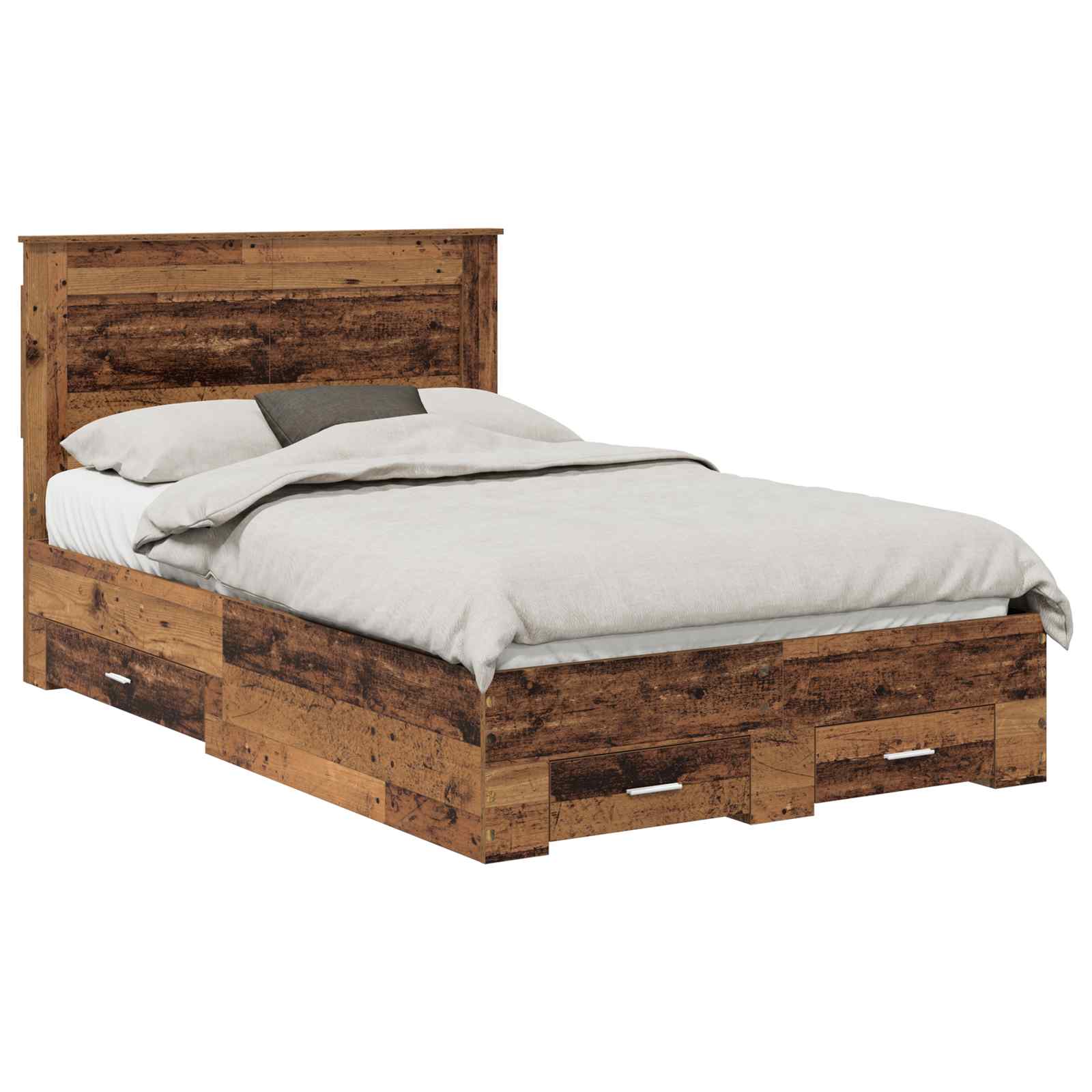 Cadre de lit Bois ancien 120 x 190 cm Bois d'ingénierie - XIOS