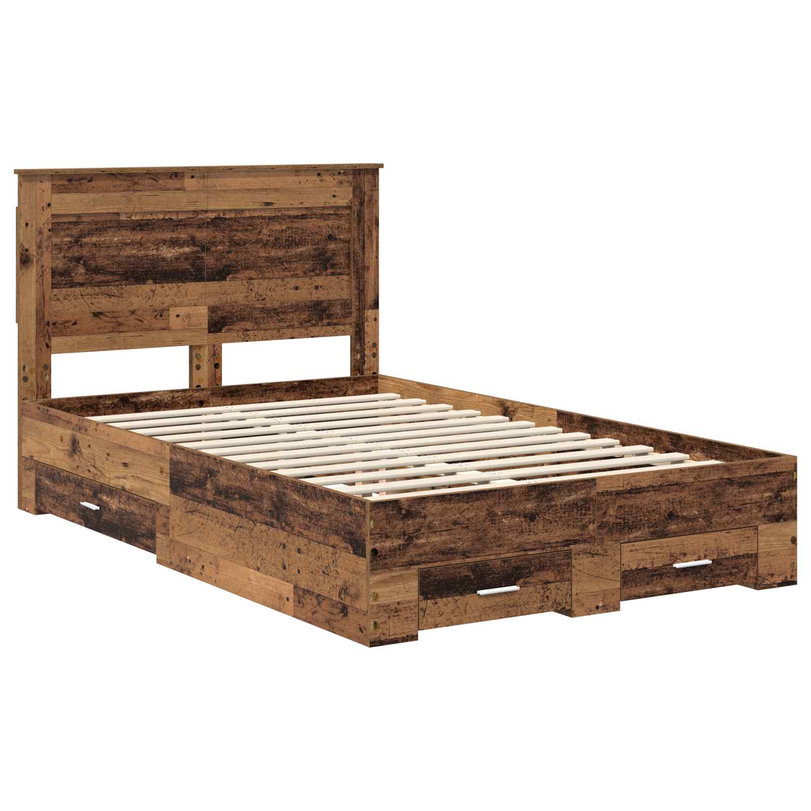 Cadre de lit Bois ancien 120 x 190 cm Bois d'ingénierie - XIOS