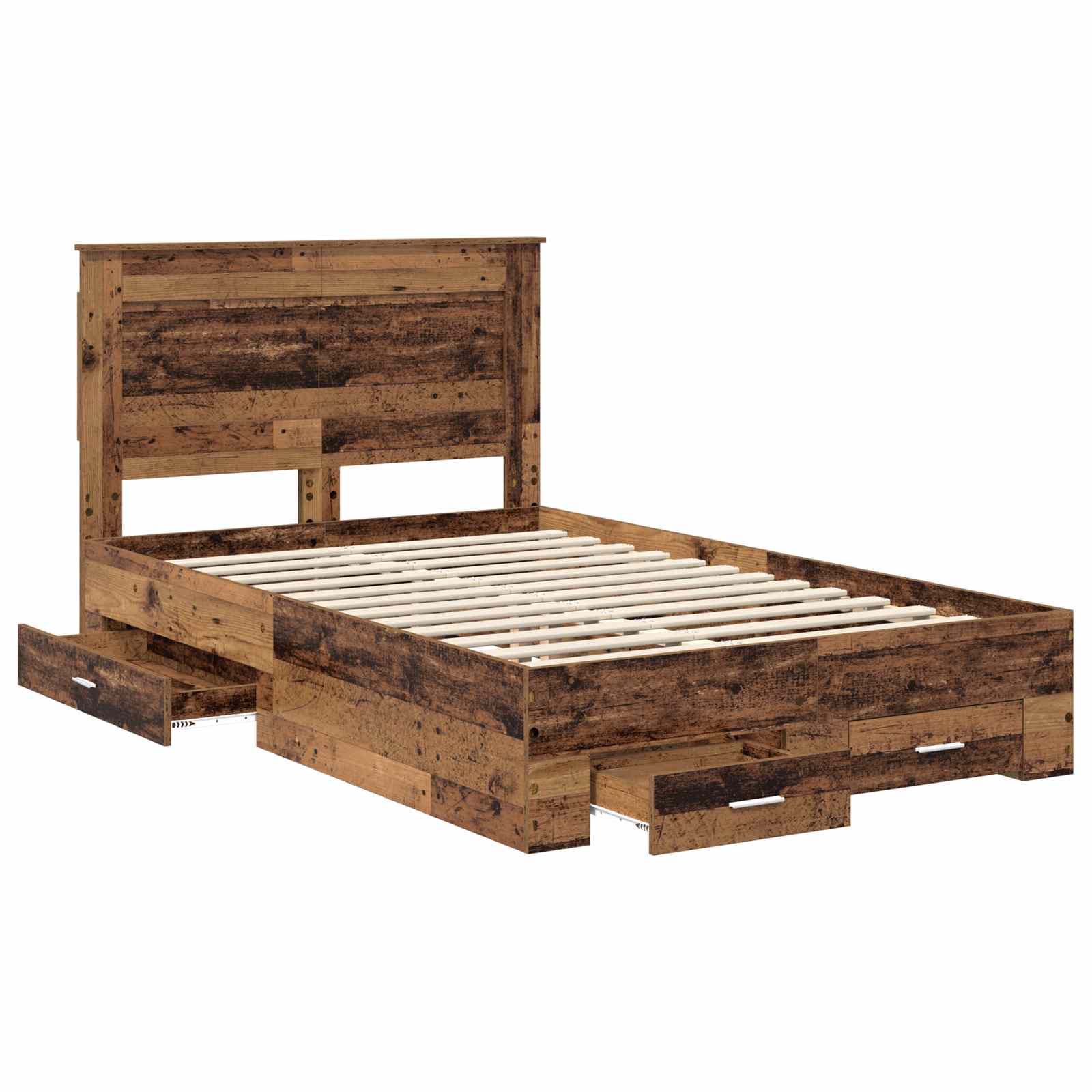 Cadre de lit Bois ancien 120 x 190 cm Bois d'ingénierie - XIOS