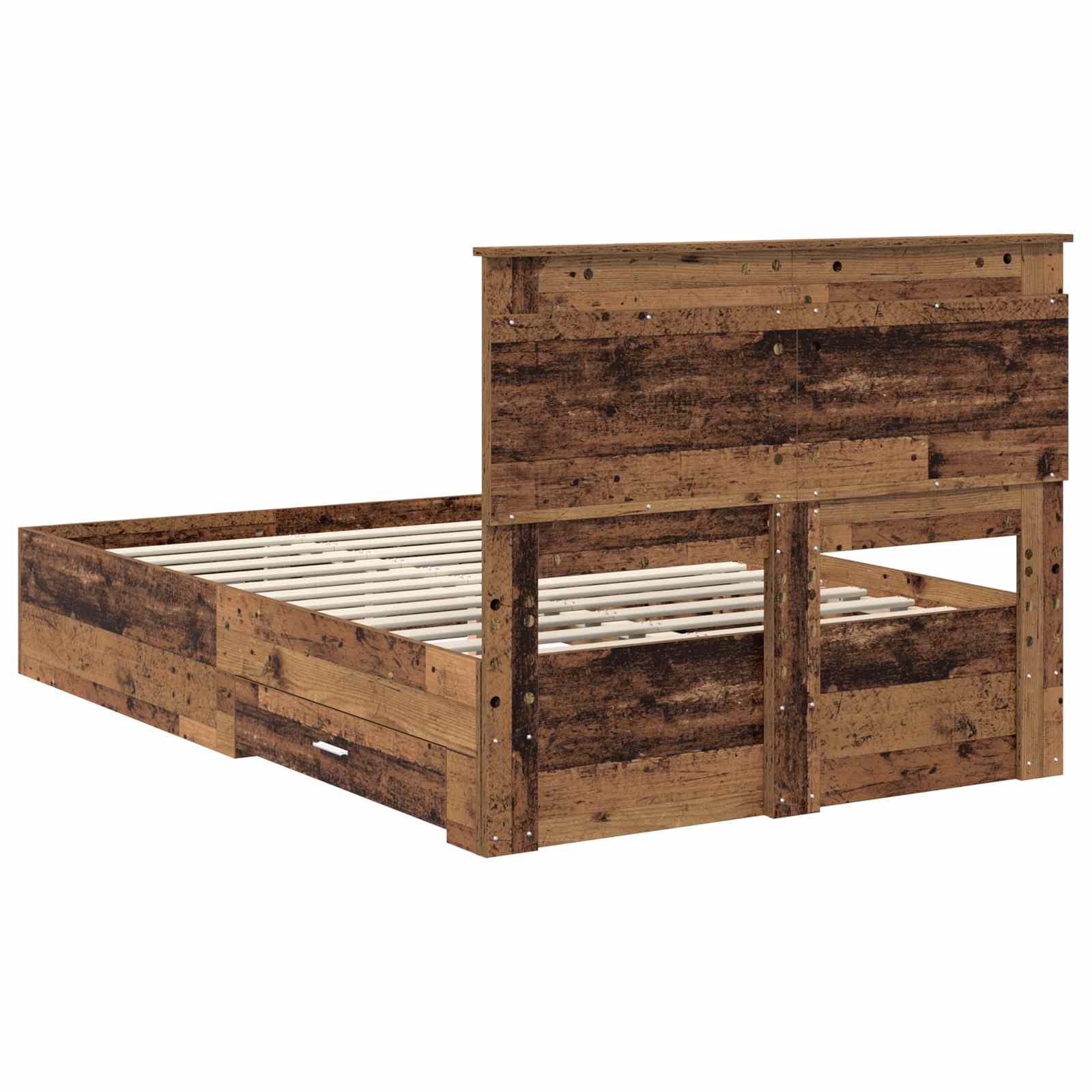 Cadre de lit Bois ancien 120 x 190 cm Bois d'ingénierie - XIOS