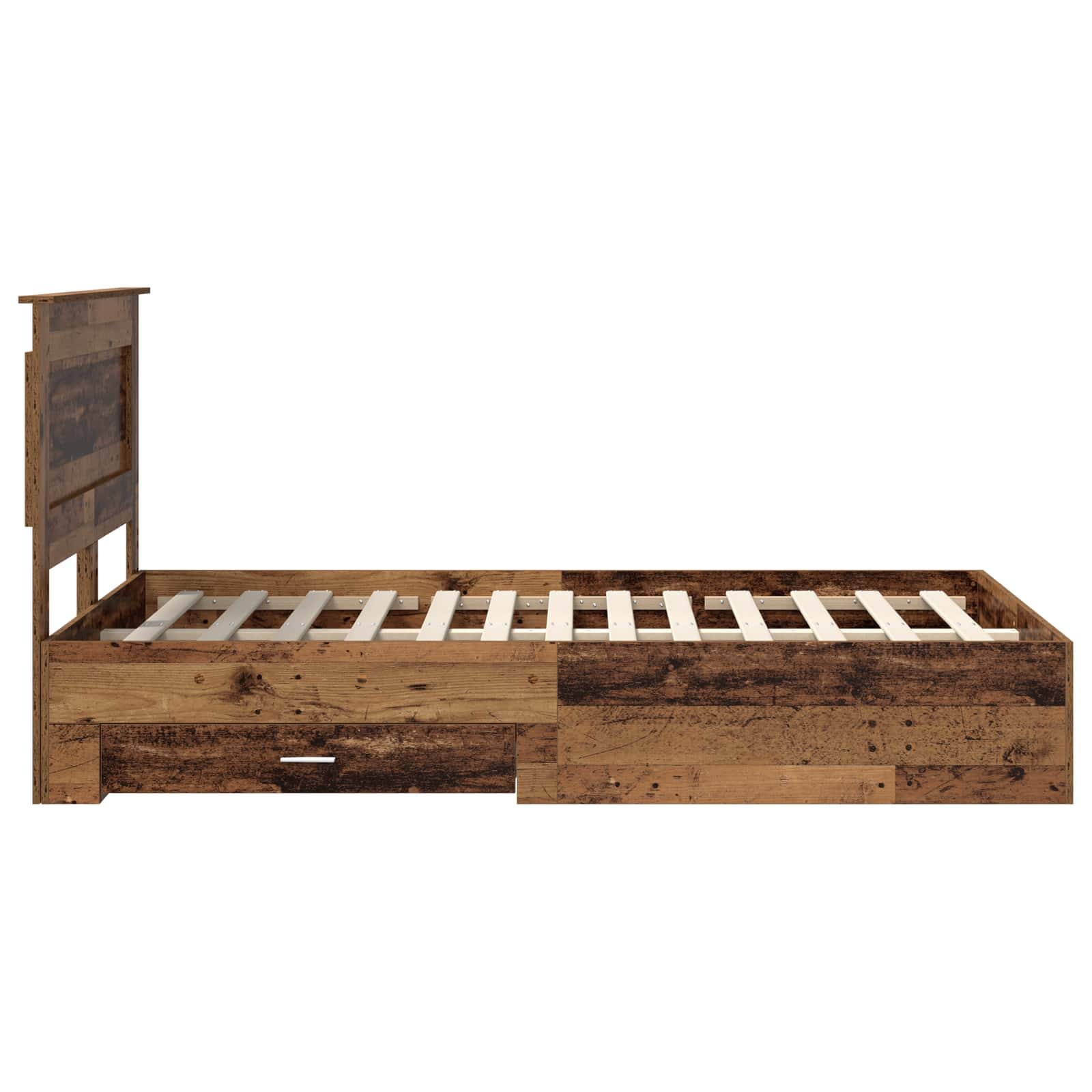 Cadre de lit Bois ancien 120 x 190 cm Bois d'ingénierie - XIOS