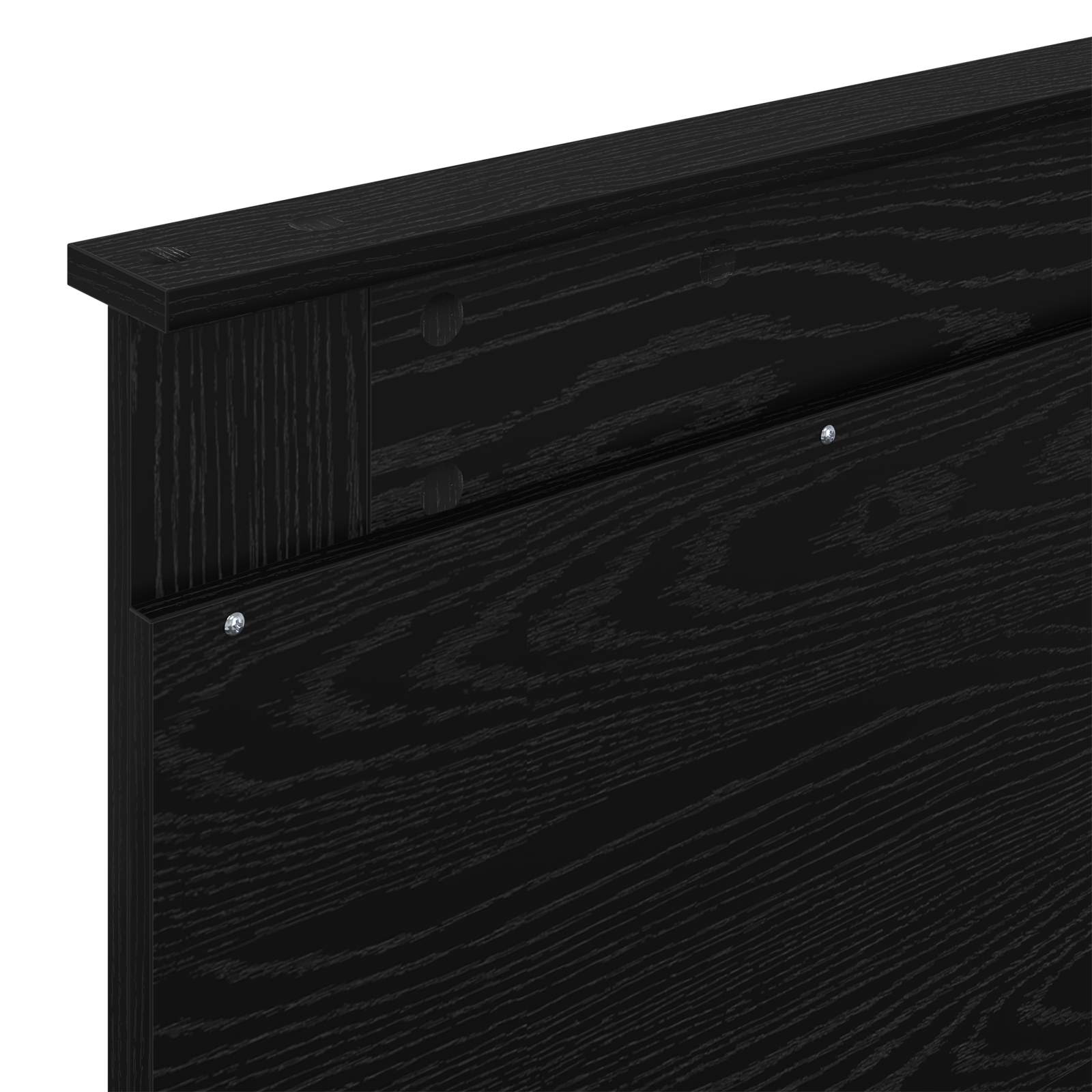 Cadre de lit Chêne noir 100 x 200 cm Bois d'ingénierie - XIOS
