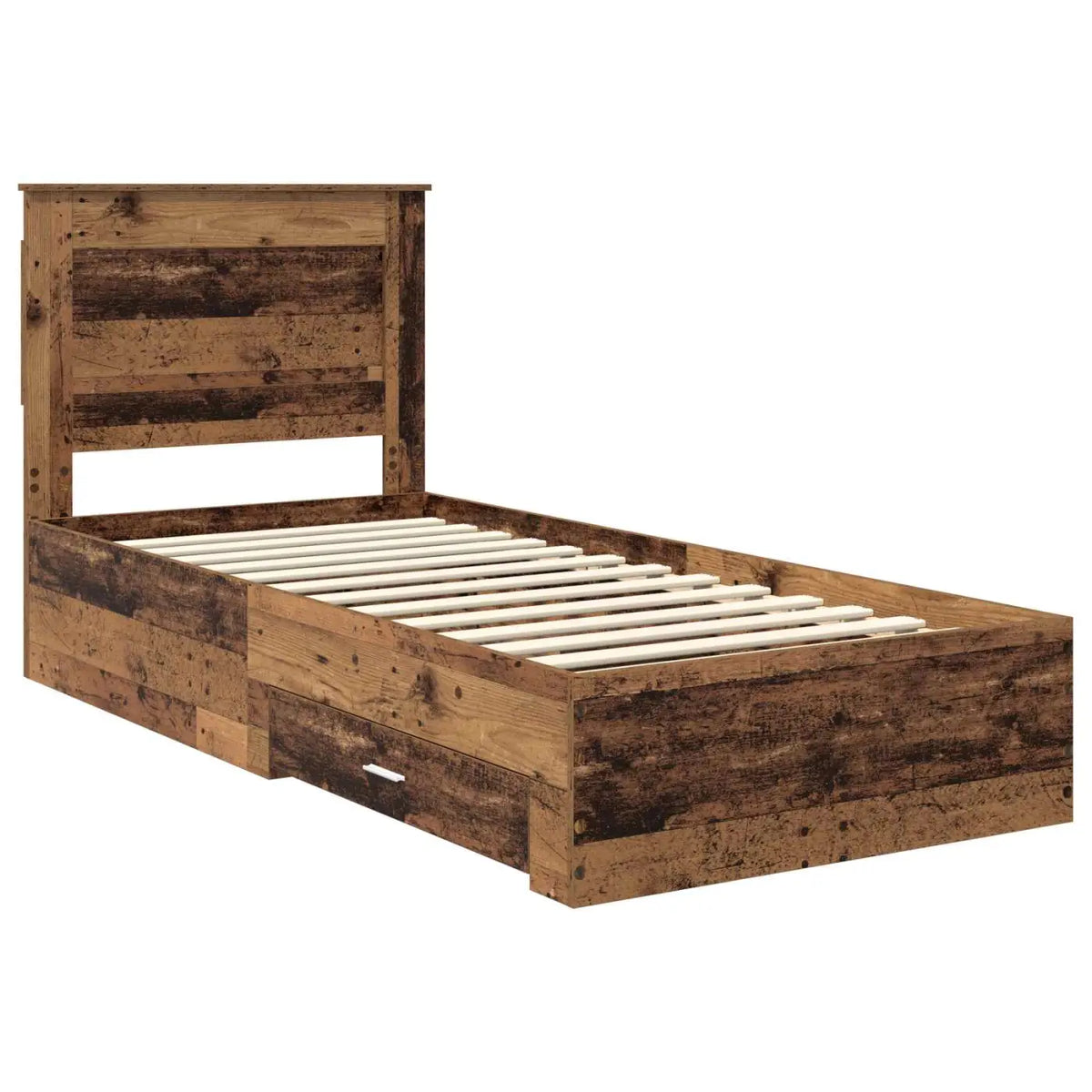 Cadre de lit Bois ancien 100 x 200 cm Bois d’ingénierie - XIOS