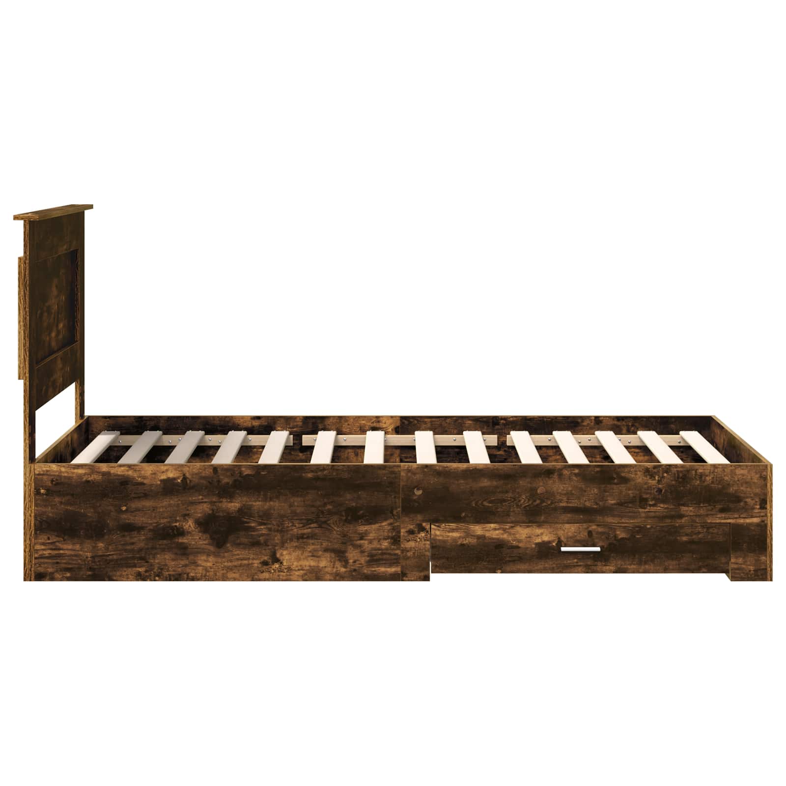 Cadre de lit Chêne fumé 90 x 190 cm Bois d'ingénierie - XIOS