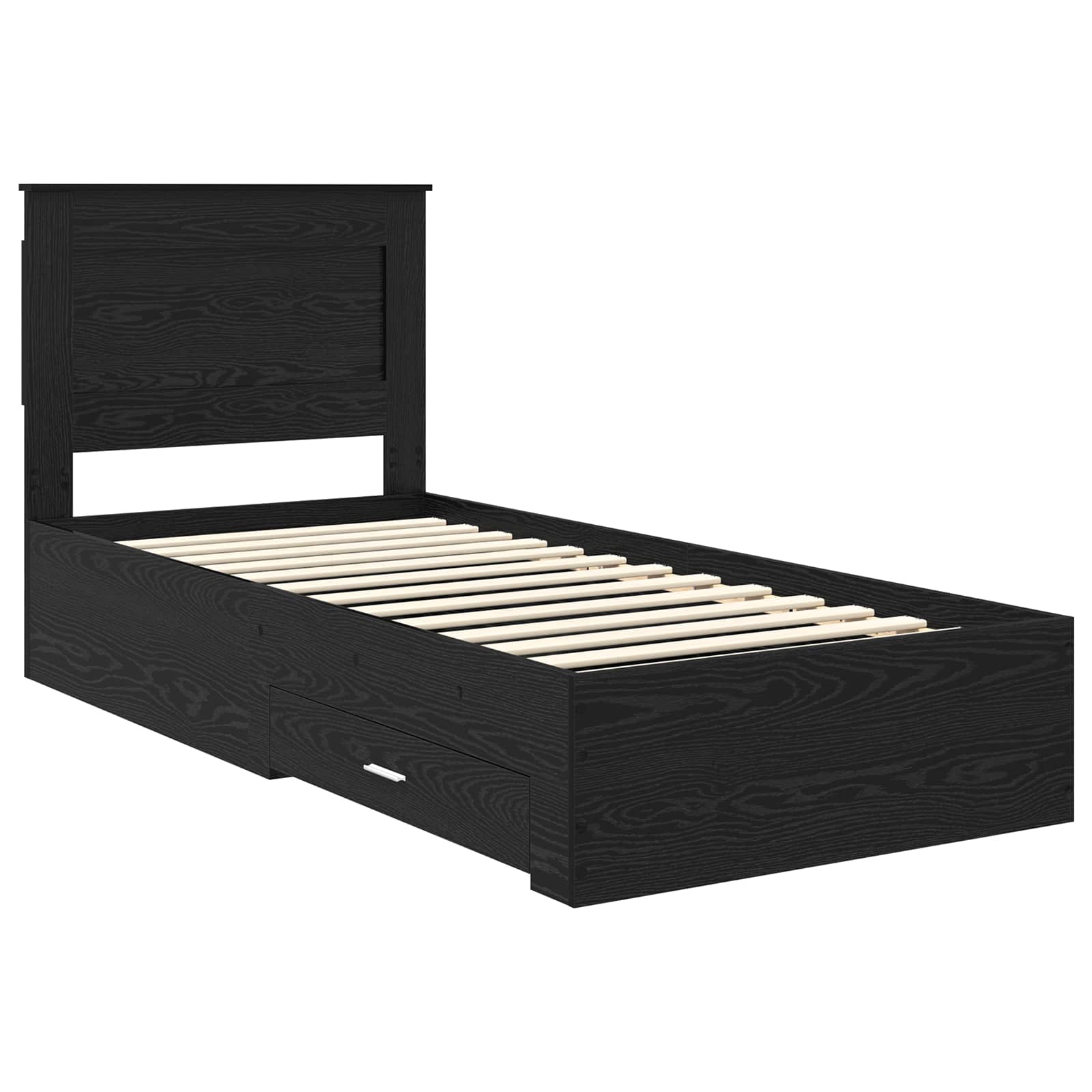 Cadre de lit Chêne noir 90 x 200 cm Bois d'ingénierie - XIOS