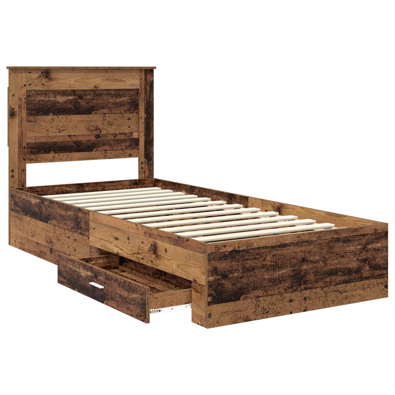 Cadre de lit Bois ancien 90 x 200 cm Bois d'ingénierie - XIOS