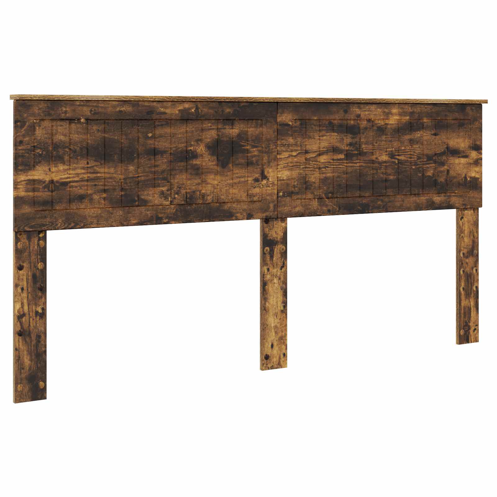Cadre de lit Chêne fumé 180 x 200 cm Pin massif - XIOS