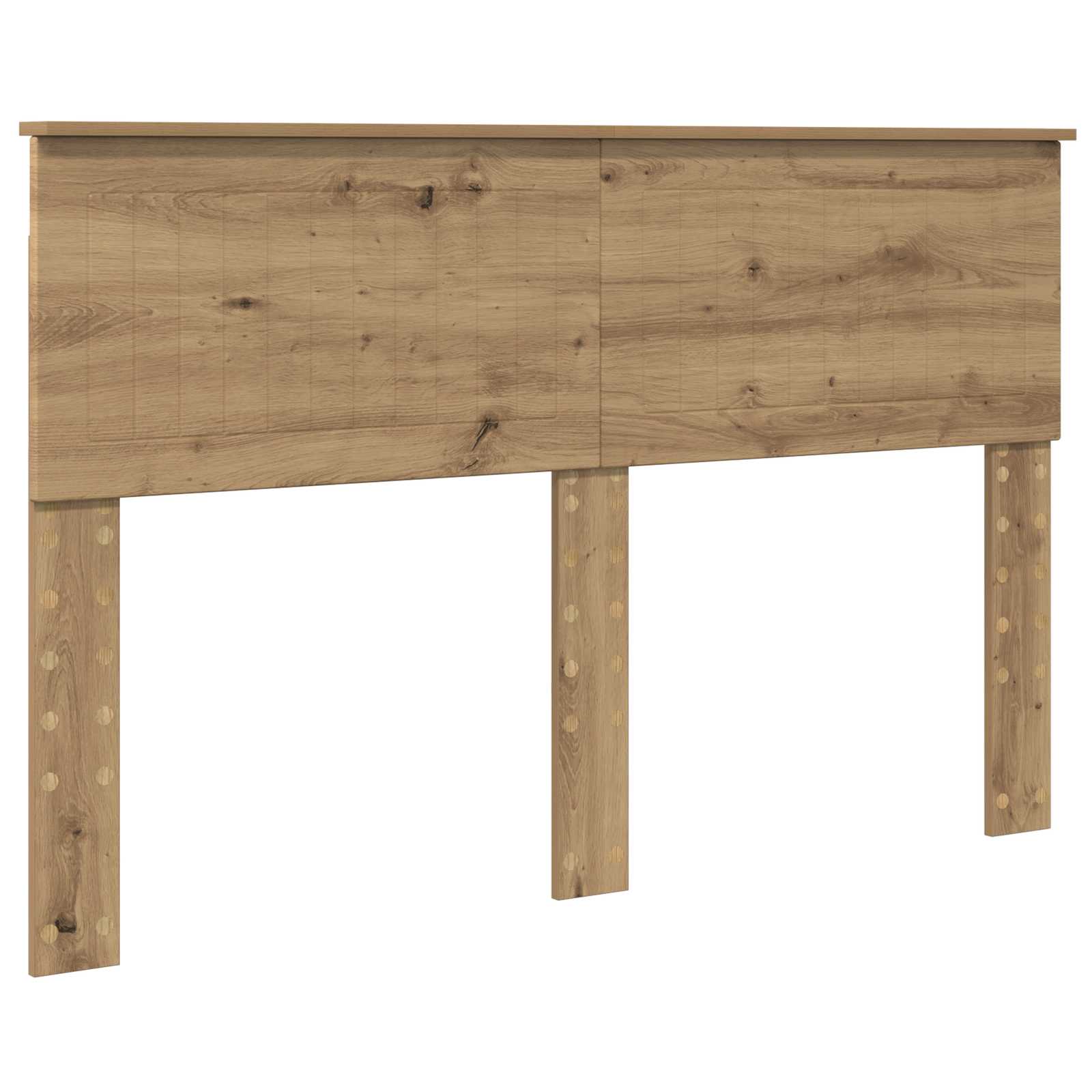 Cadre de lit Chêne artisan 140 x 190 cm Pin massif - XIOS