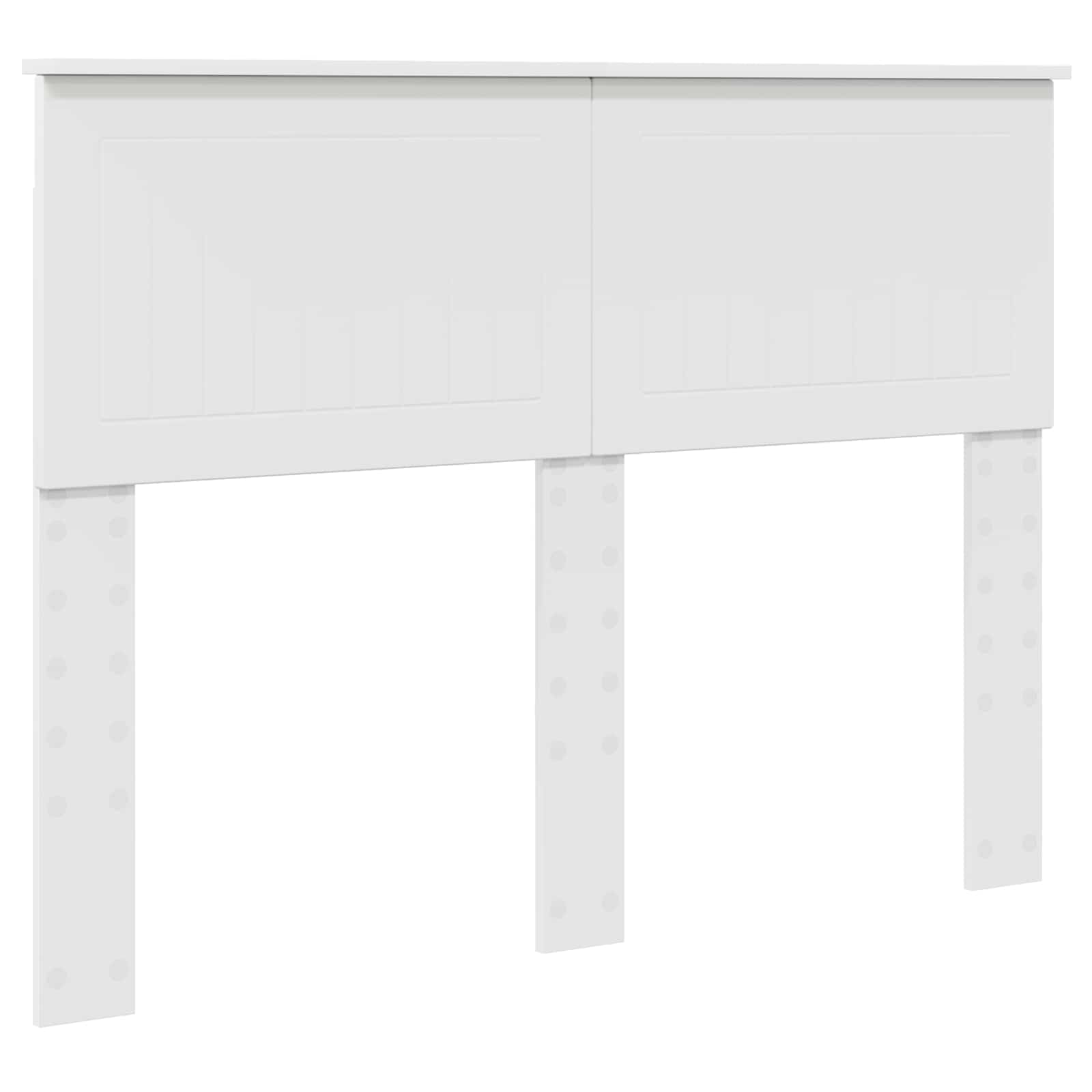 Cadre de lit avec tête de lit Blanc 120 x 190 cm Pin massif - XIOS