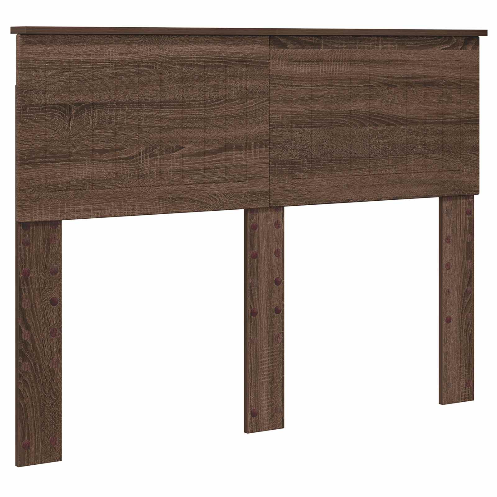 Cadre de lit Chêne brun 120 x 190 cm Pin massif - XIOS