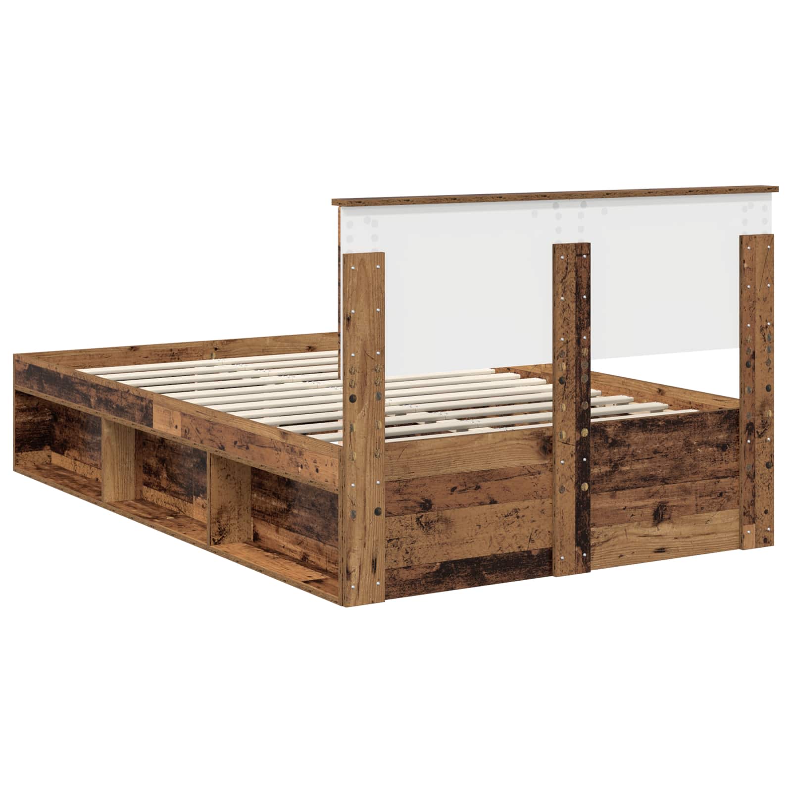 Cadre de lit Bois ancien 120 x 190 cm Pin massif
