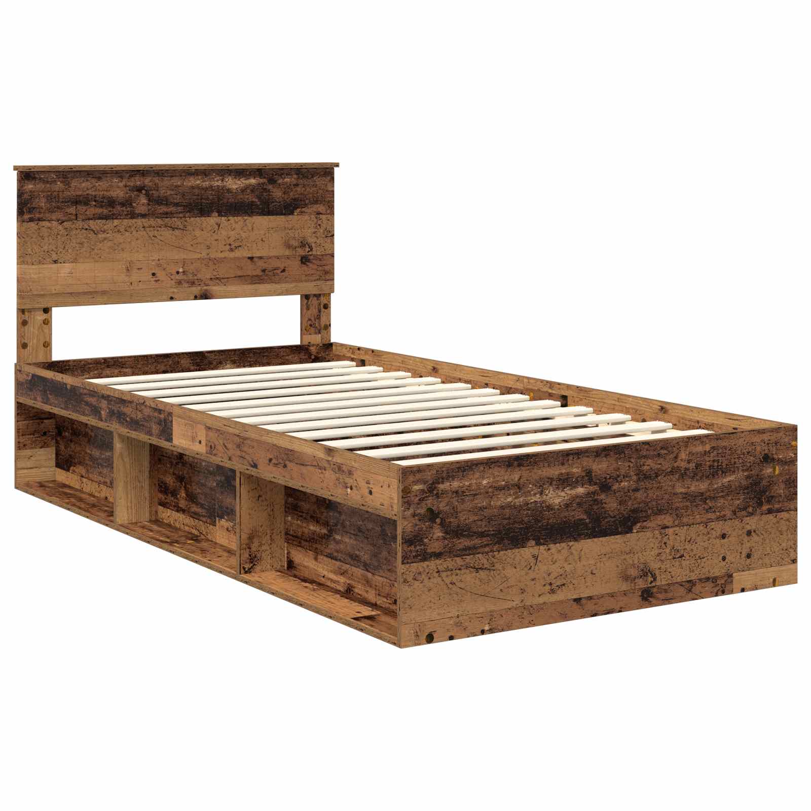 Cadre de lit Bois ancien 100 x 200 cm Pin massif - XIOS