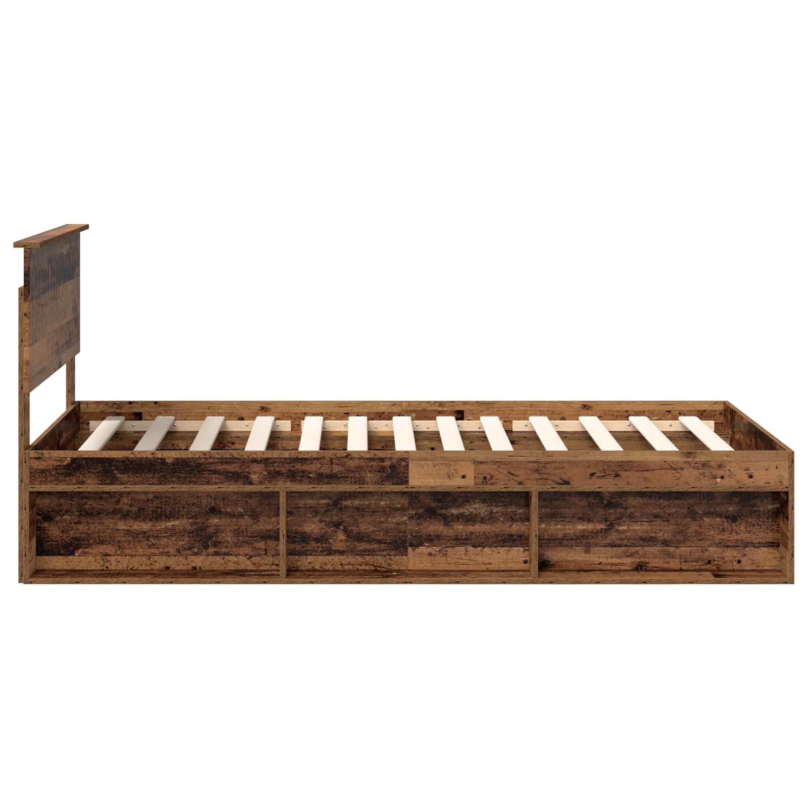 Cadre de lit Bois ancien 100 x 200 cm Pin massif - XIOS