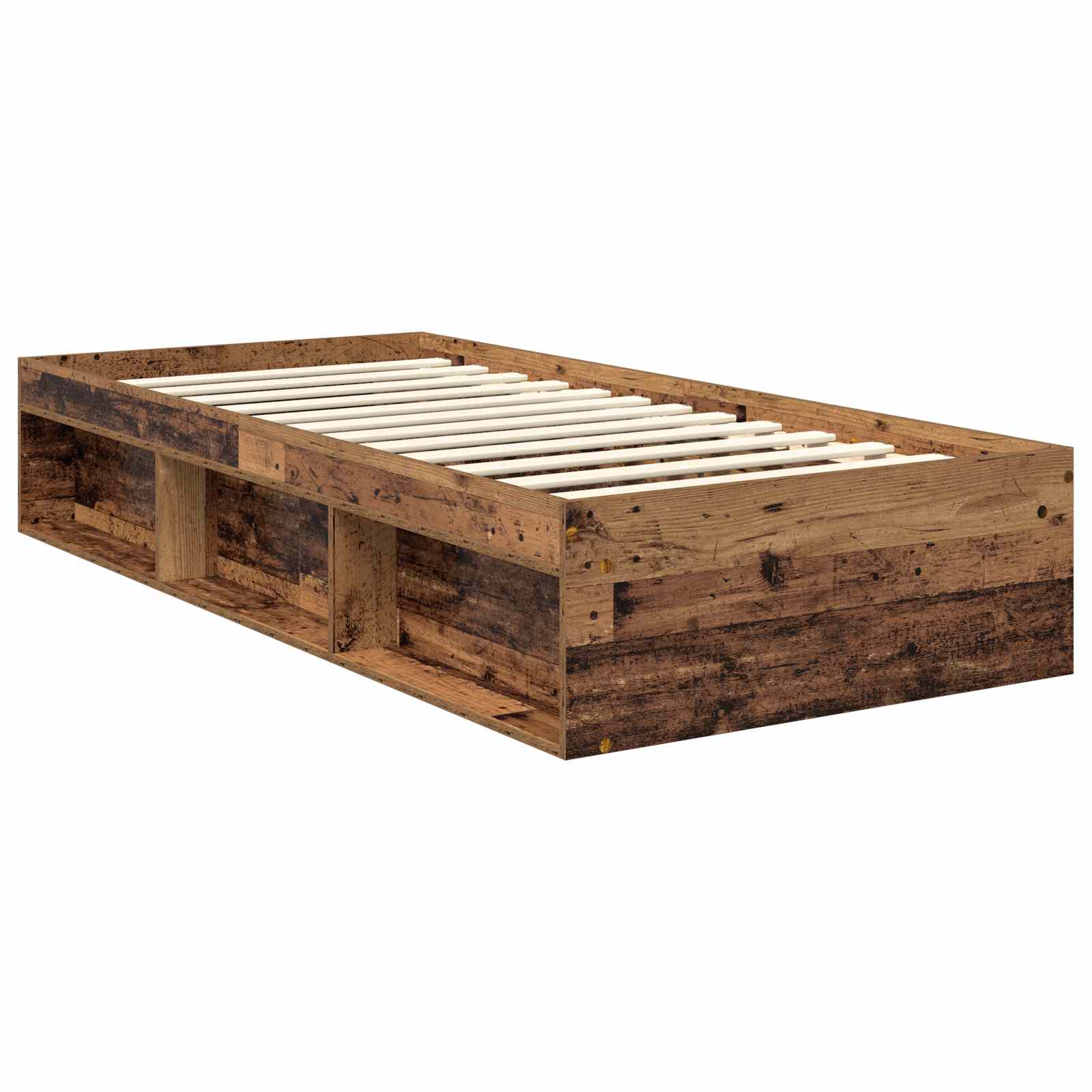 Cadre de lit Bois ancien 90 x 200 cm Pin massif - XIOS