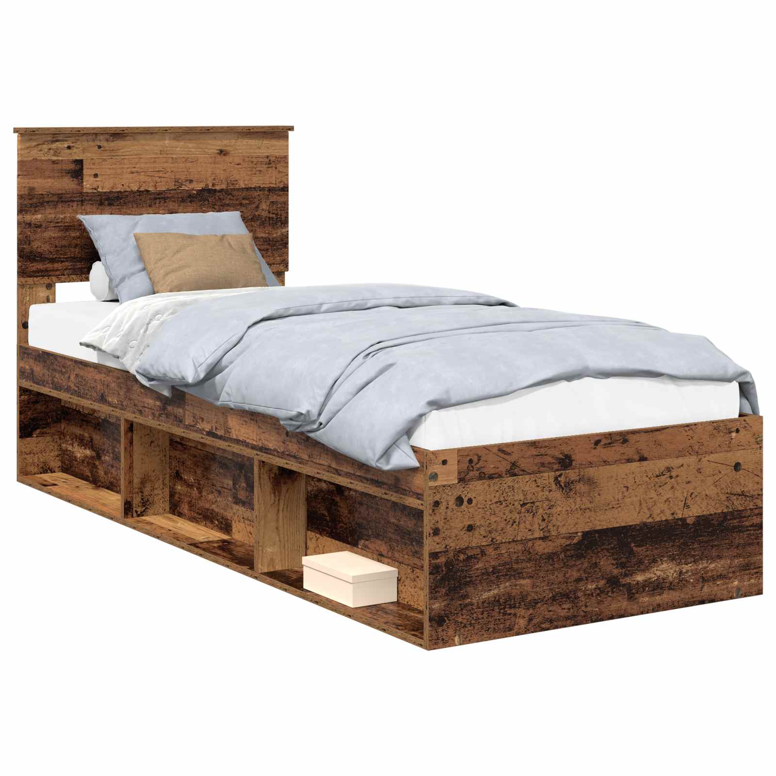 Cadre de lit Bois ancien 75 x 190 cm Pin massif - XIOS