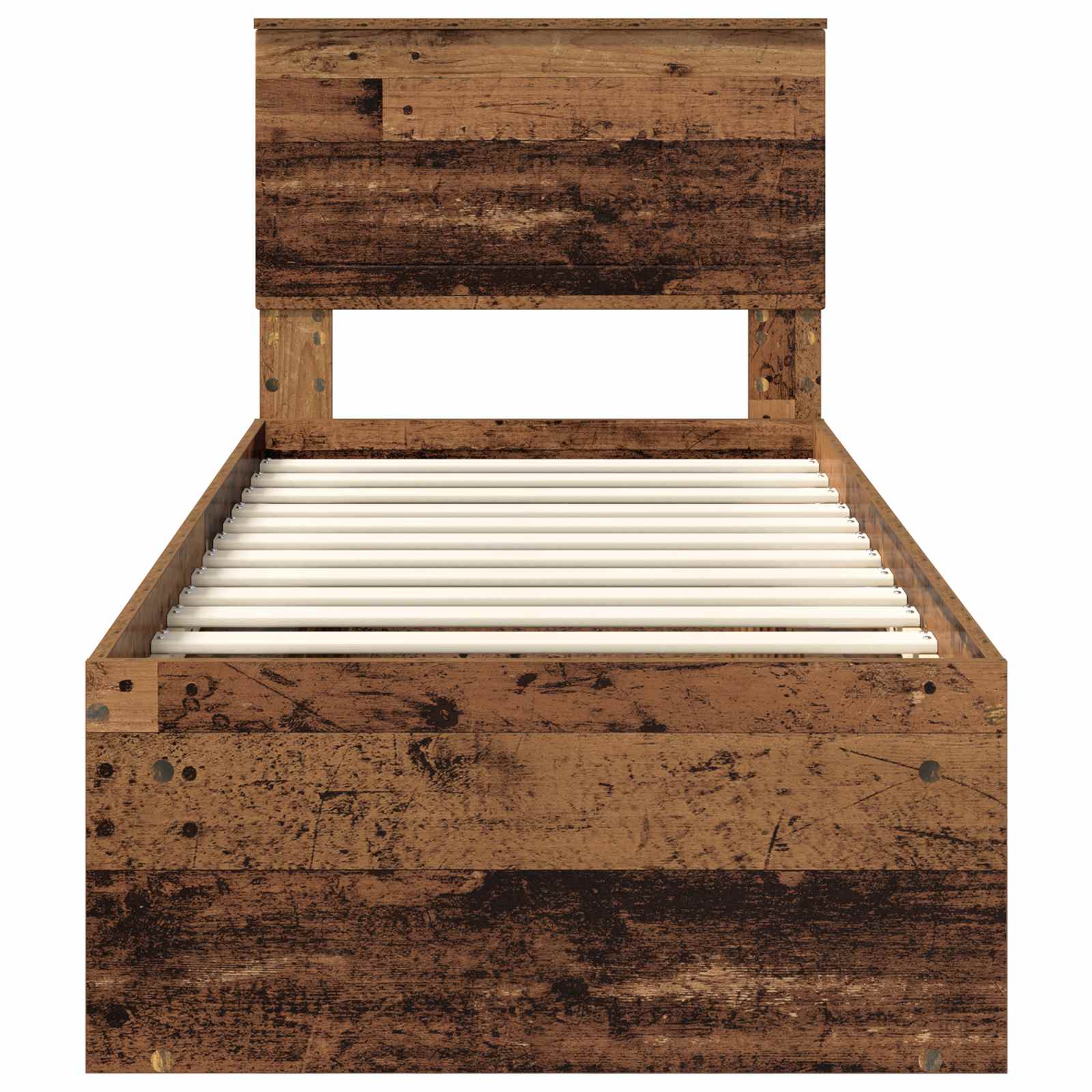 Cadre de lit Bois ancien 75 x 190 cm Pin massif - XIOS