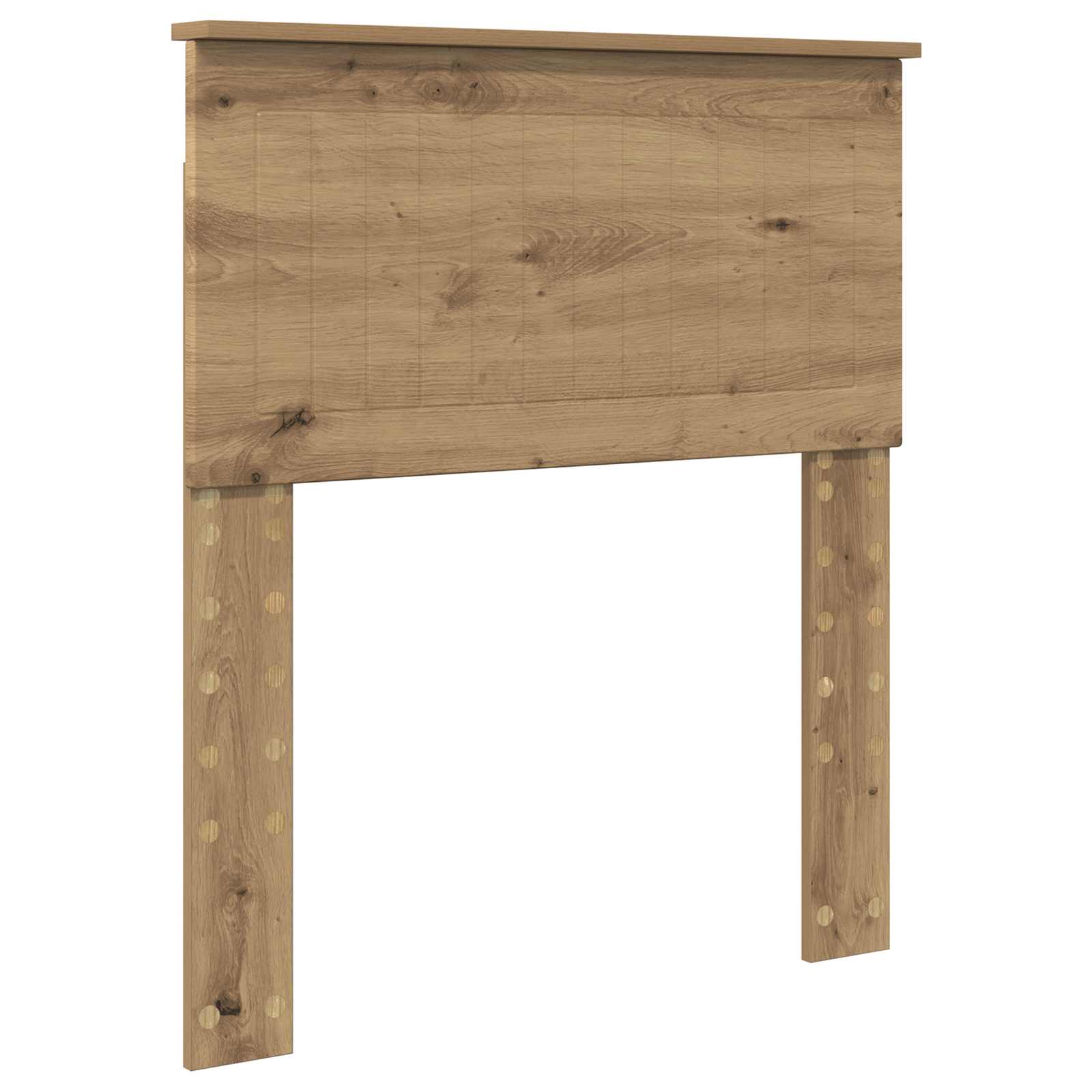 Cadre de lit Chêne artisan 75 x 190 cm Pin massif