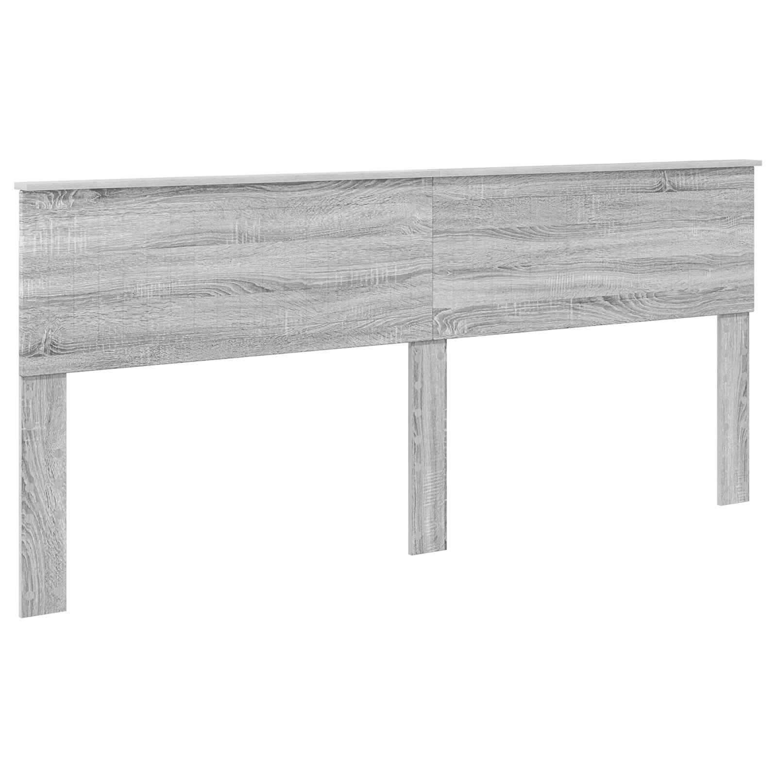 Cadre de lit Gris Sonoma 200 x 200 cm Bois Ingénierie - XIOS