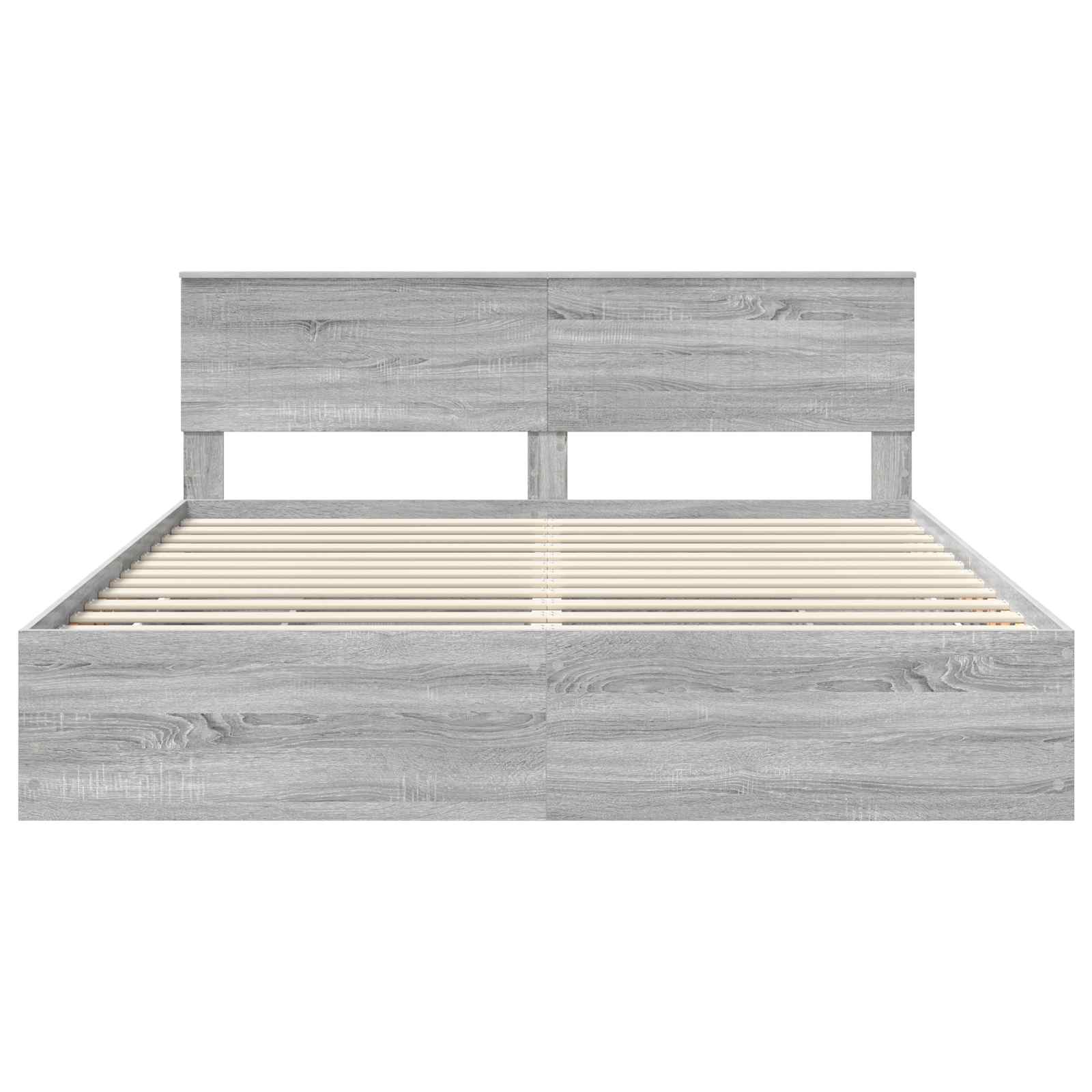 Cadre de lit Gris Sonoma 180 x 200 cm Bois Ingénierie - XIOS