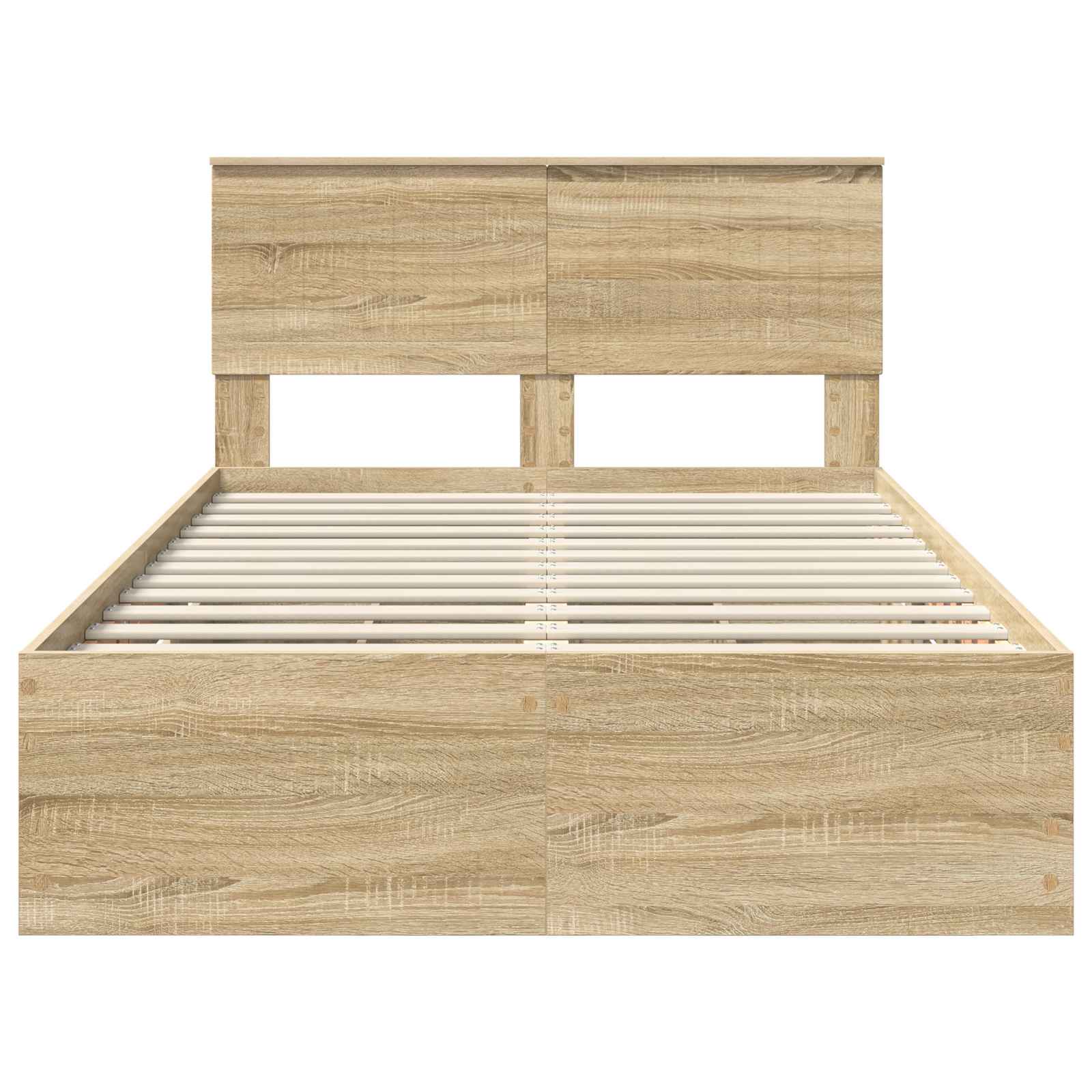 Cadre de lit Chêne Sonoma 120 x 190 cm Bois Ingénierie - XIOS
