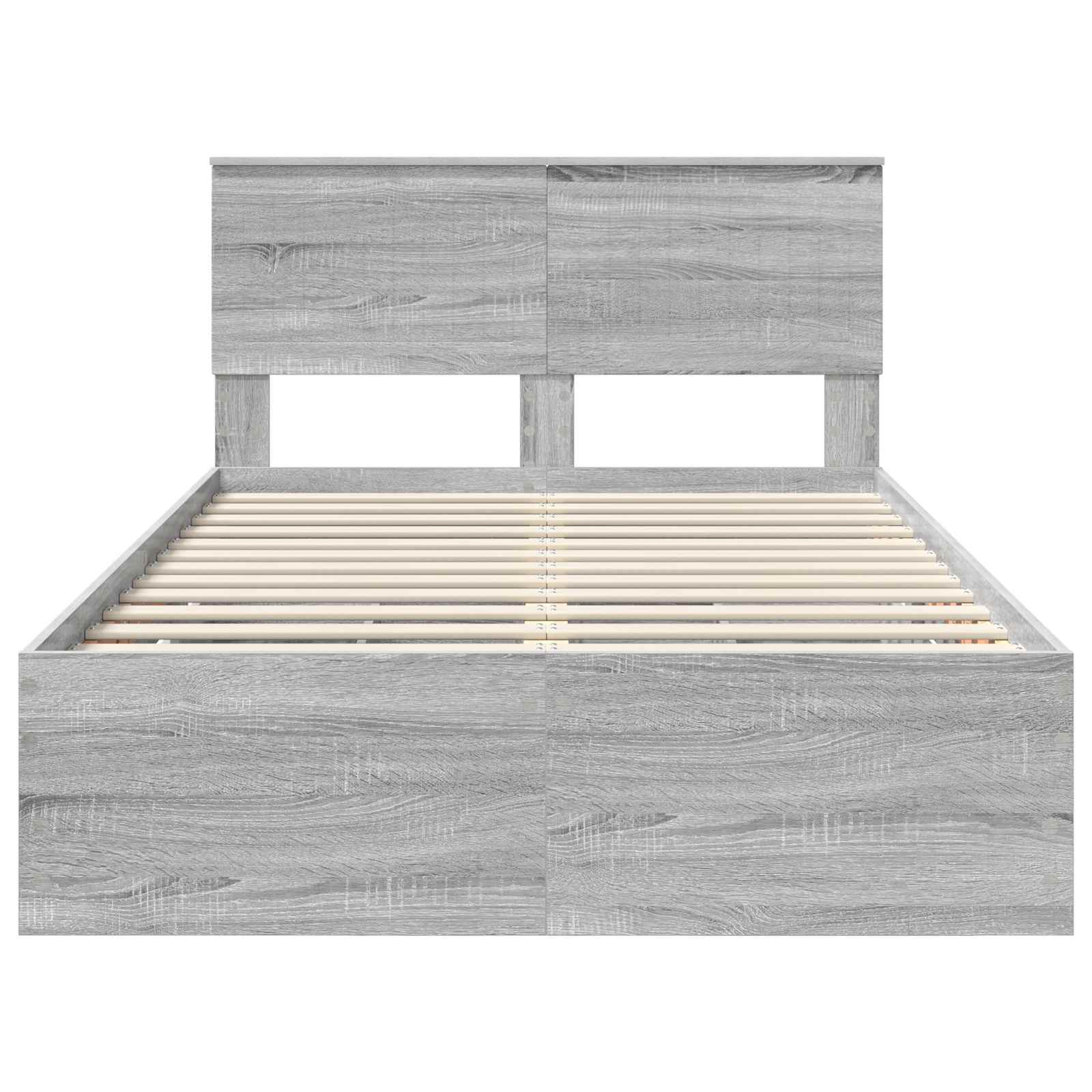 Cadre de lit Gris Sonoma 120 x 190 cm Bois Ingénierie - XIOS