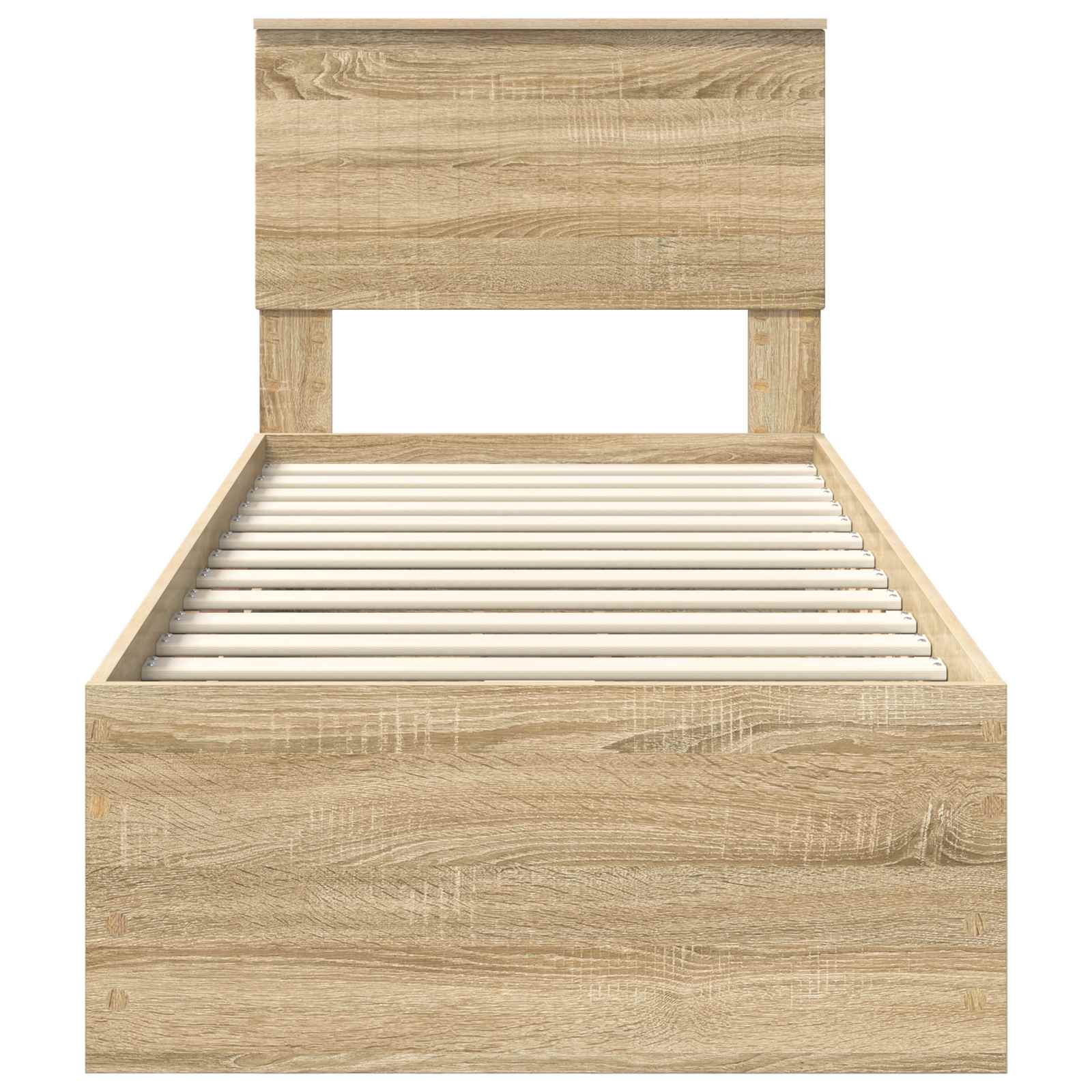 Cadre de lit Chêne Sonoma 75 x 190 cm Bois Ingénierie - XIOS