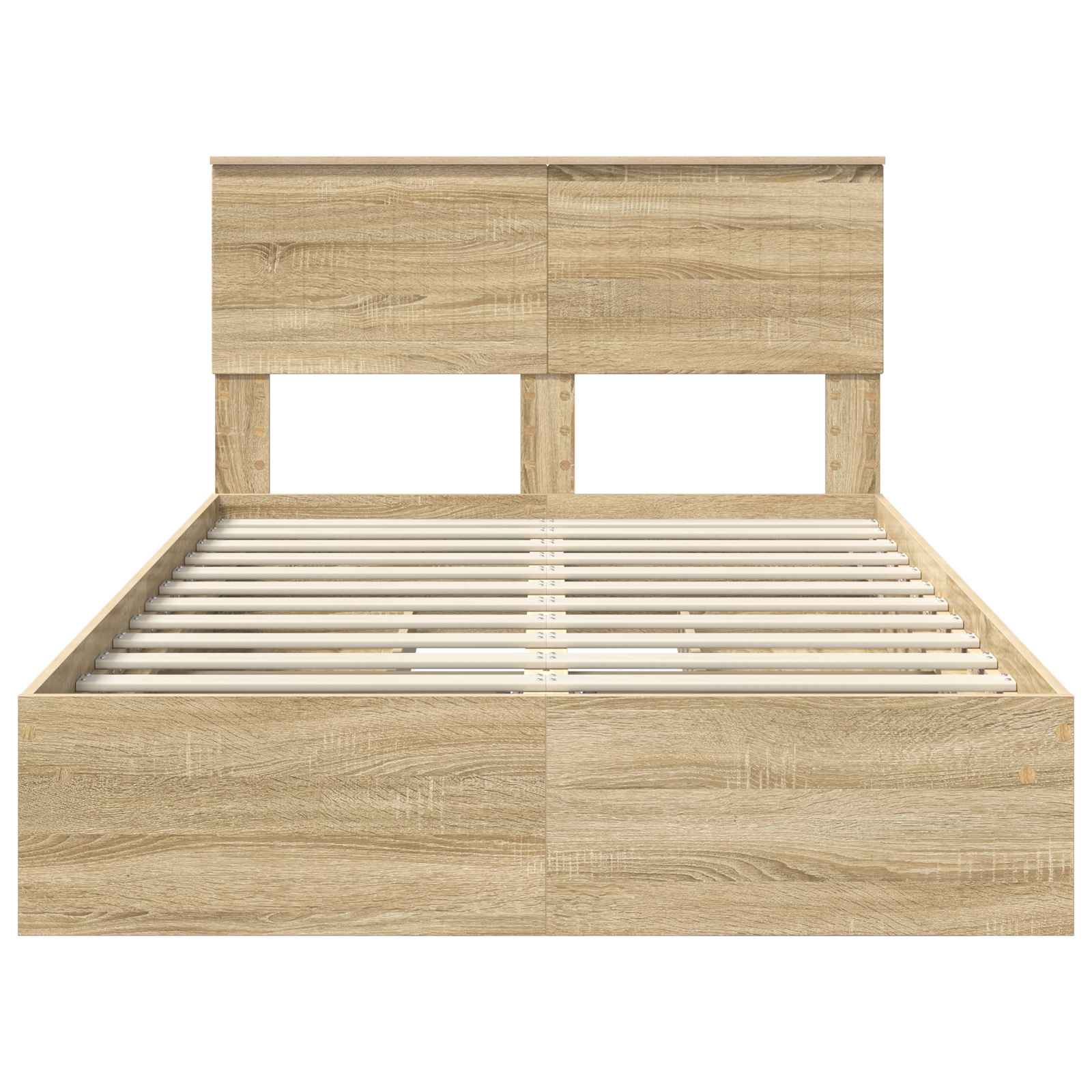 Lit de Rangement Chêne Sonoma 120 x 200 cm Bois d'ingénierie - XIOS