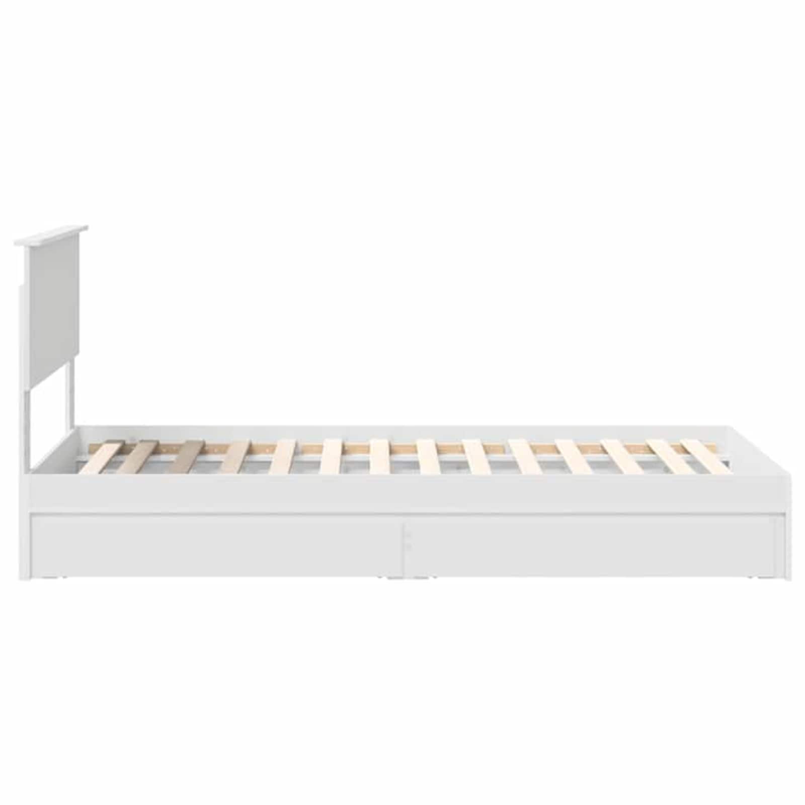 Lit de Rangement Blanc 90 x 200 cm Bois d'ingénierie - XIOS