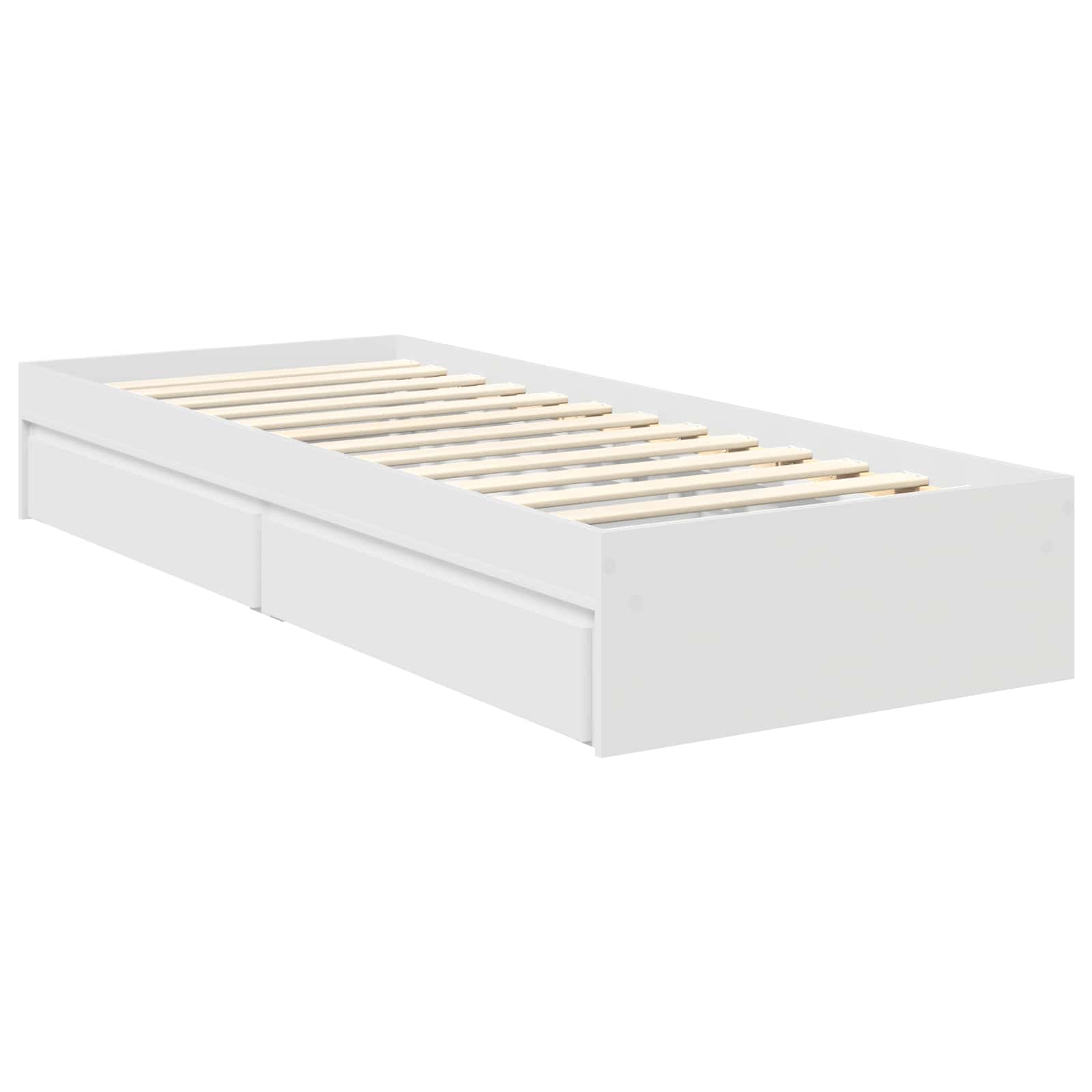 Lit de Rangement Blanc 75 x 190 cm Bois d'ingénierie - XIOS