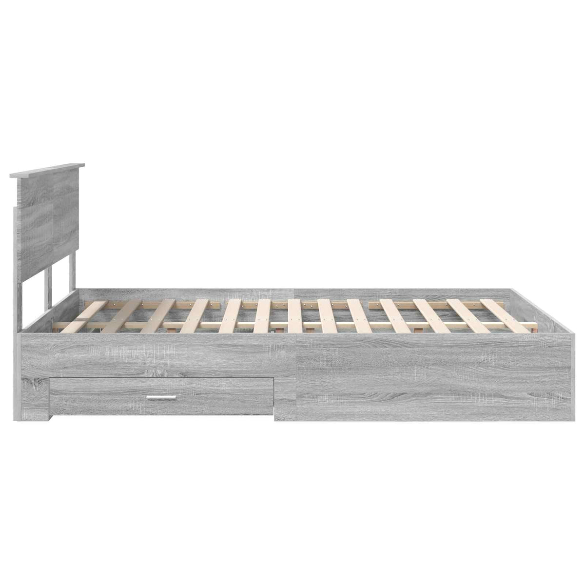 Cadre de lit Sonoma gris 140 x 200 cm Bois d'ingénierie