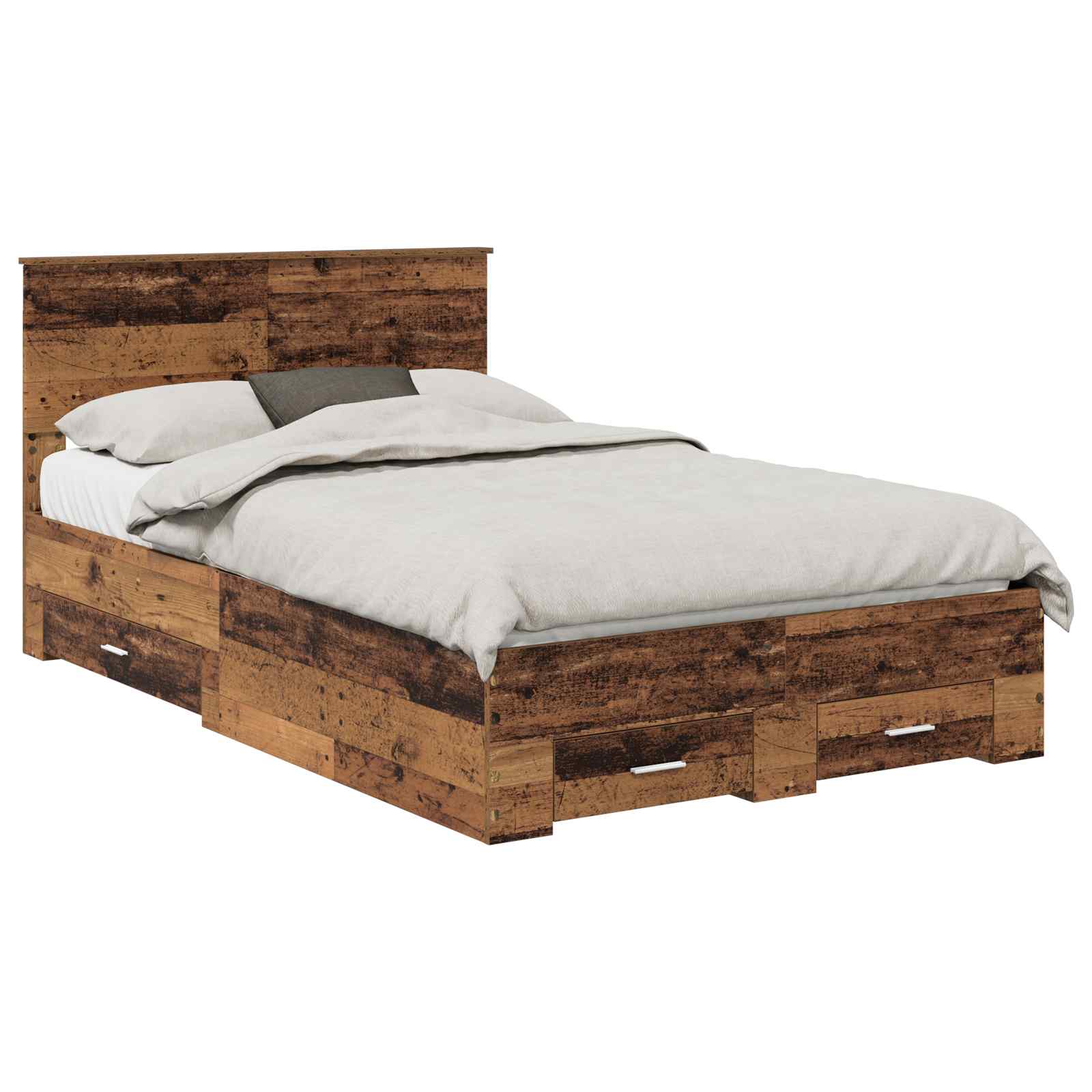 Cadre de lit Bois ancien 120 x 190 cm Bois d'ingénierie - XIOS