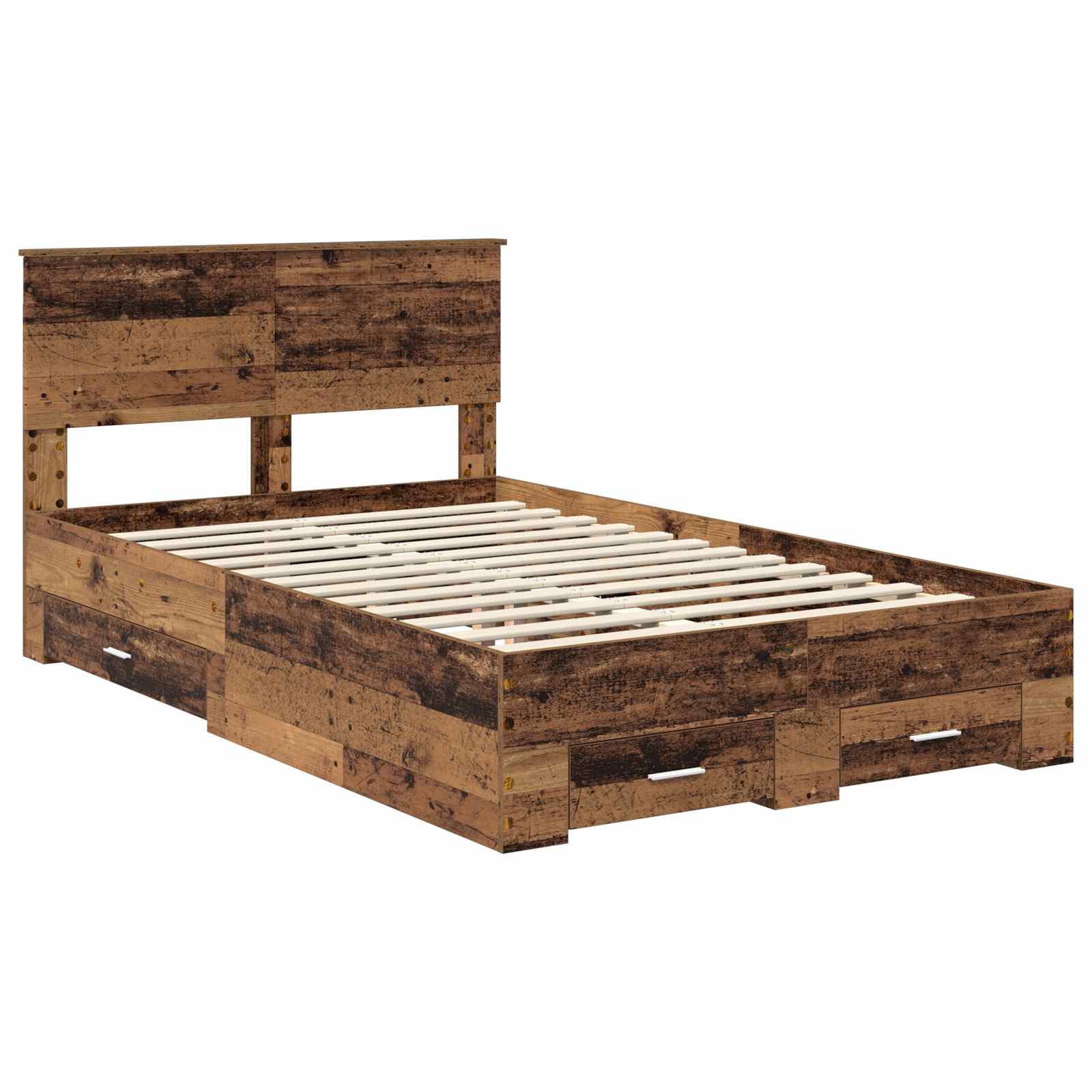 Cadre de lit Bois ancien 120 x 190 cm Bois d'ingénierie - XIOS