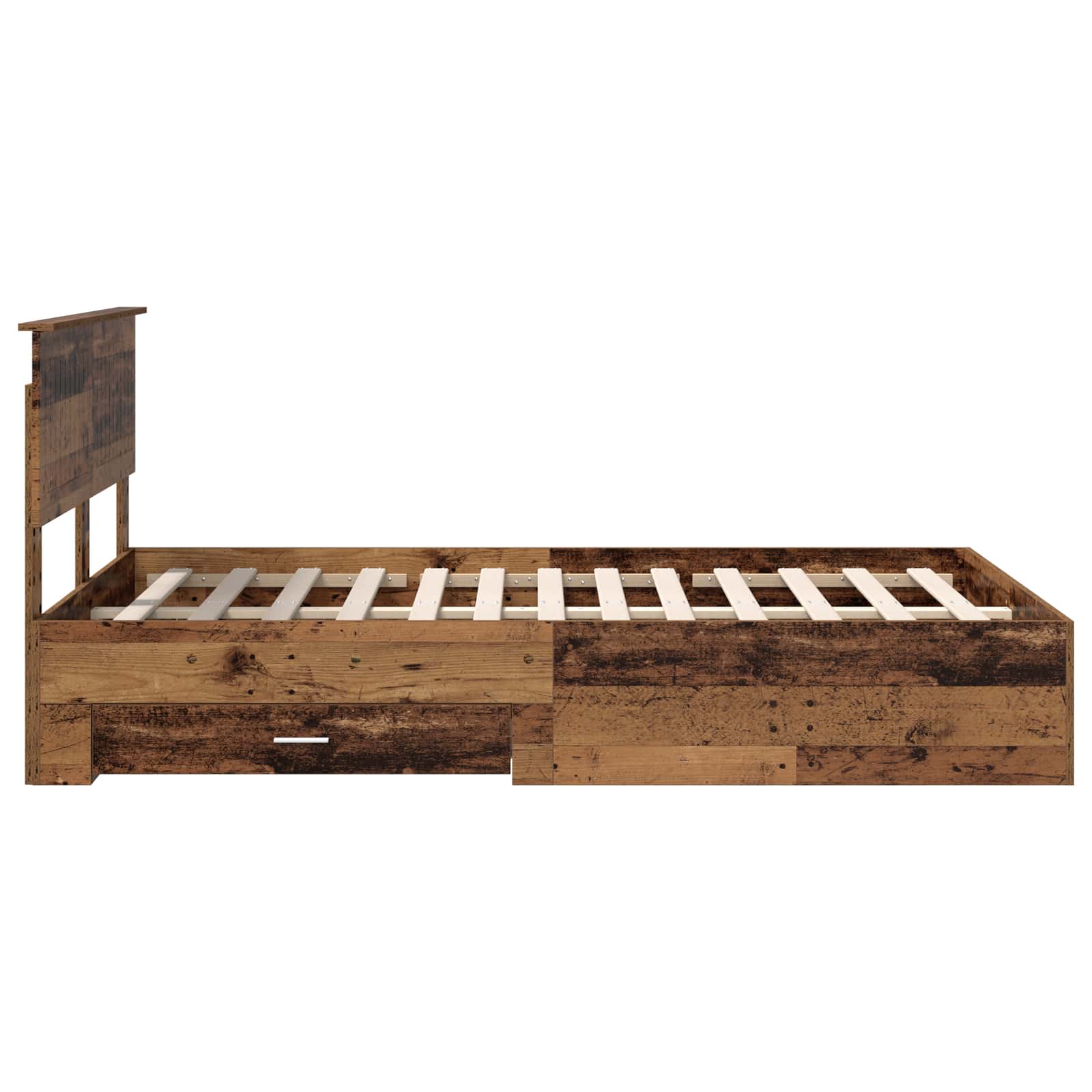Cadre de lit Bois ancien 120 x 190 cm Bois d'ingénierie - XIOS