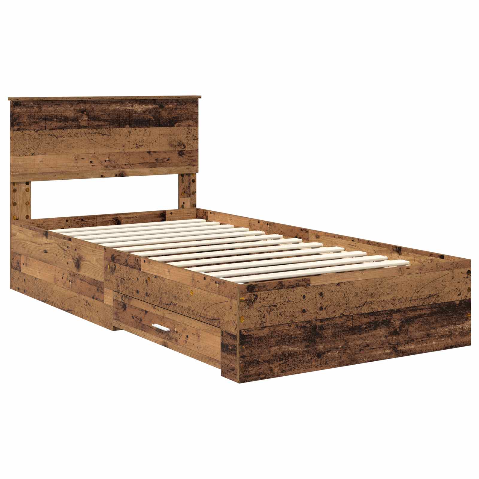 Cadre de lit Bois ancien 100 x 200 cm Bois d'ingénierie - XIOS